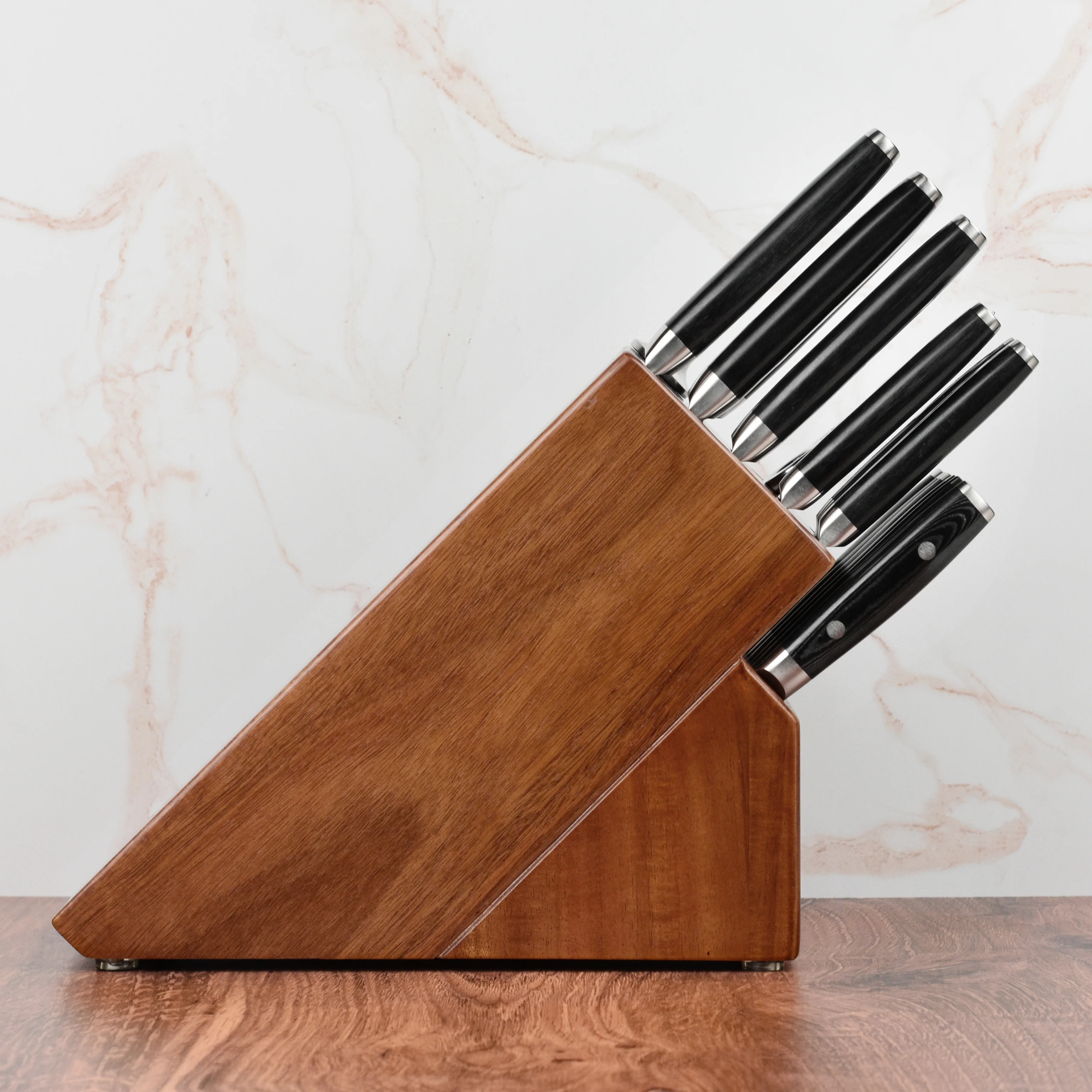 Yaxell Ran Plus 16 Piece Acacia Knife Block Set - Image 7