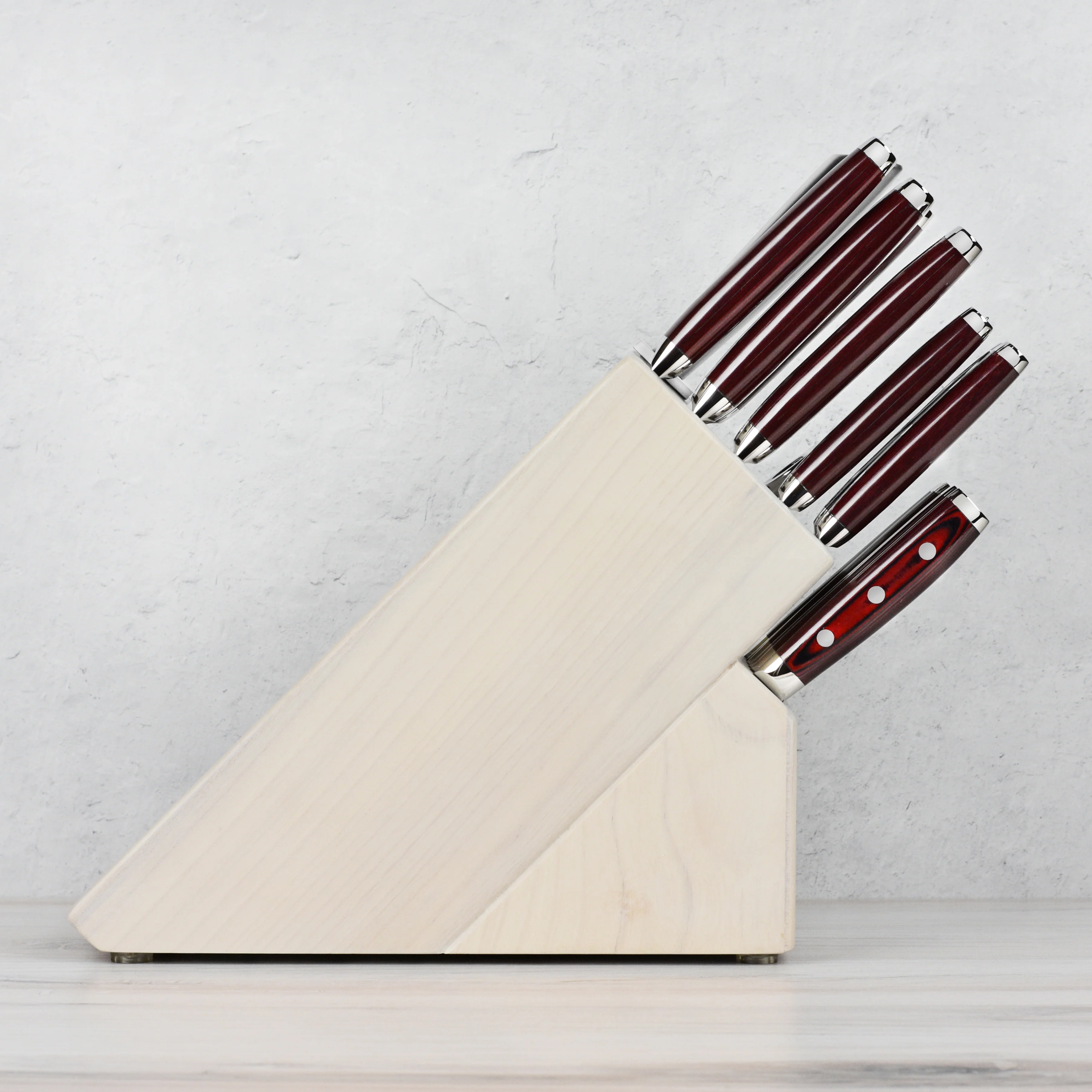 Yaxell Super Gou SG2 16 Piece Gray Ash Knife Block Set - Image 7