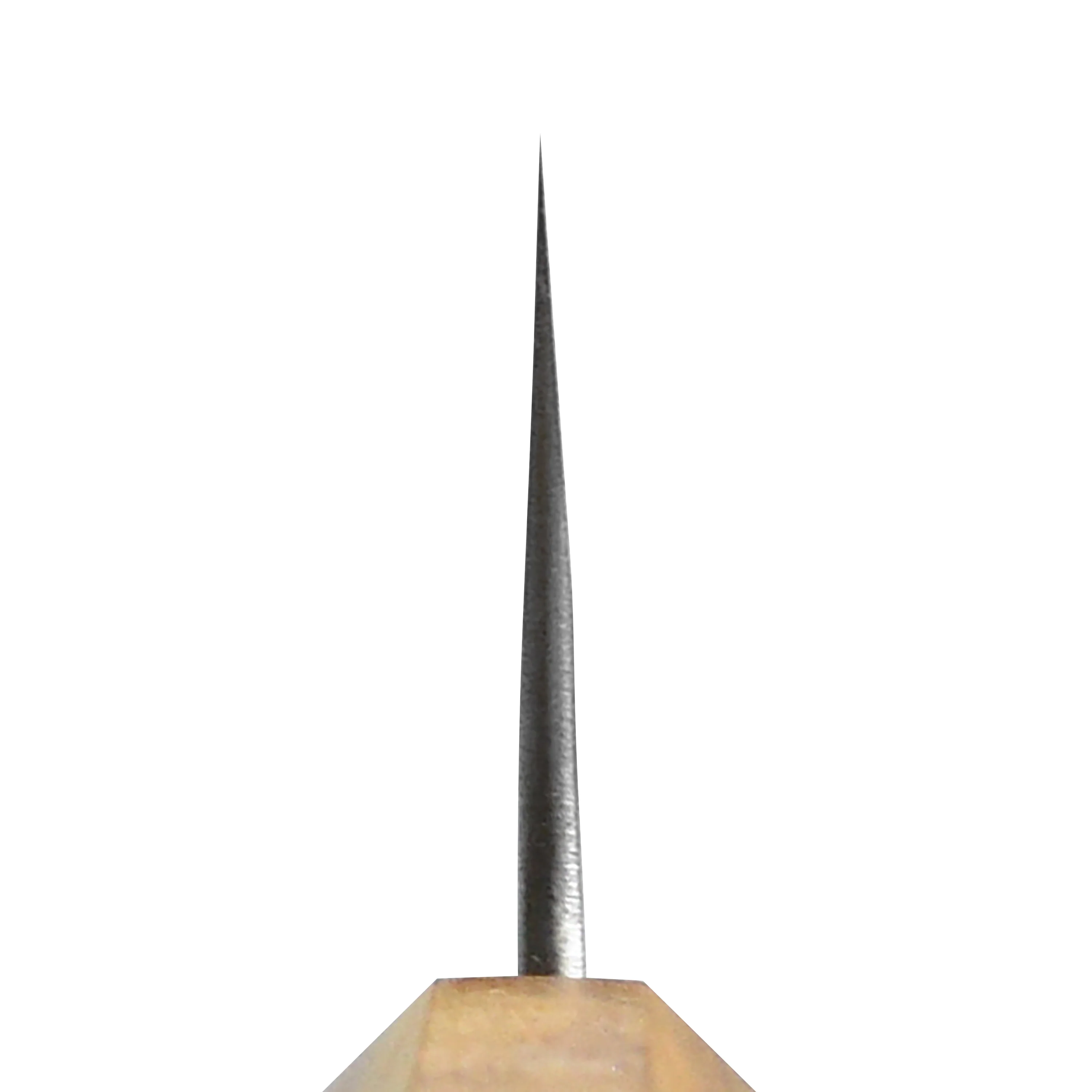 Yoshikane Shirogami #2 Kurouchi Stainless Clad 9.4" Gyuto, Olivewood - Image 5