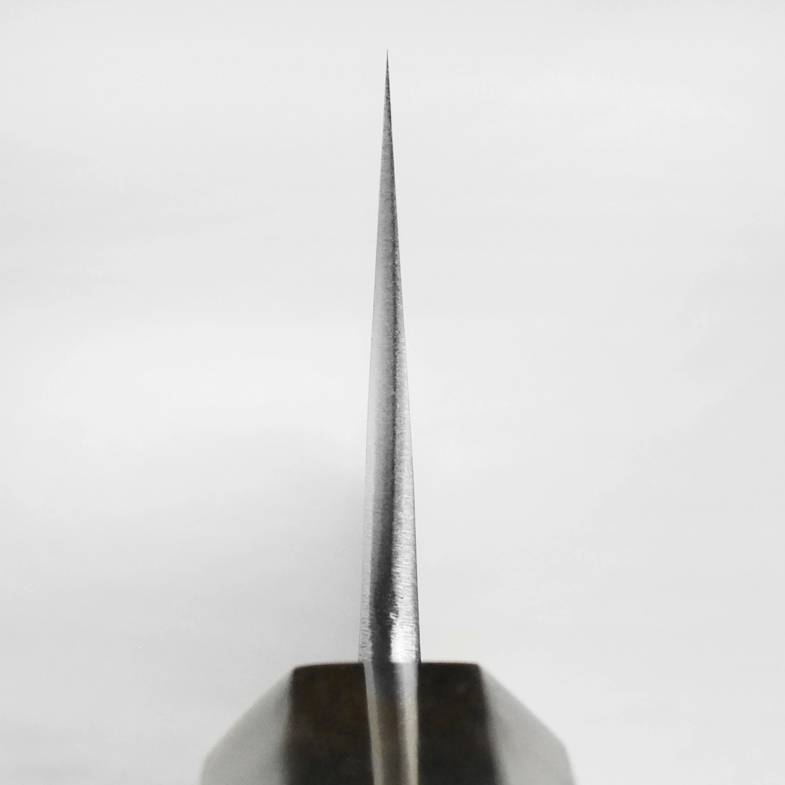 Yoshikane Shirogami #2 Nashiji Stainless Clad 8.25" Gyuto, Ebony - Image 7