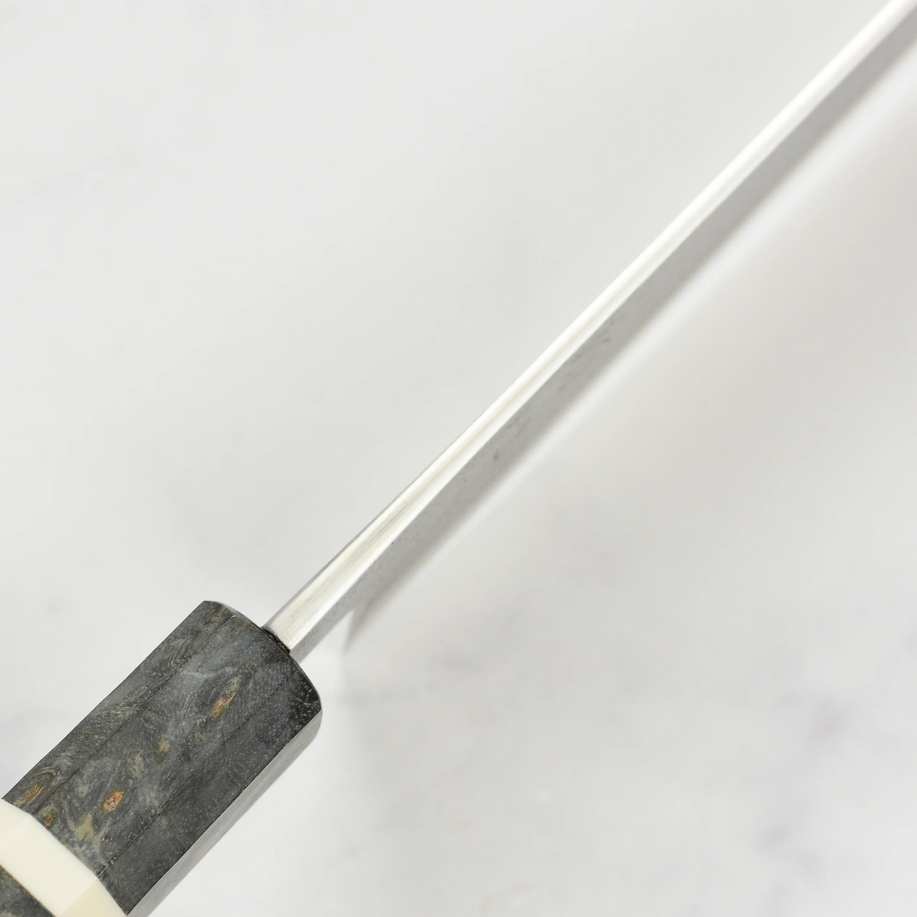Yoshikane SKD Nashiji Stainless Clad 8.25" Gyuto, Extra Tall - Image 3