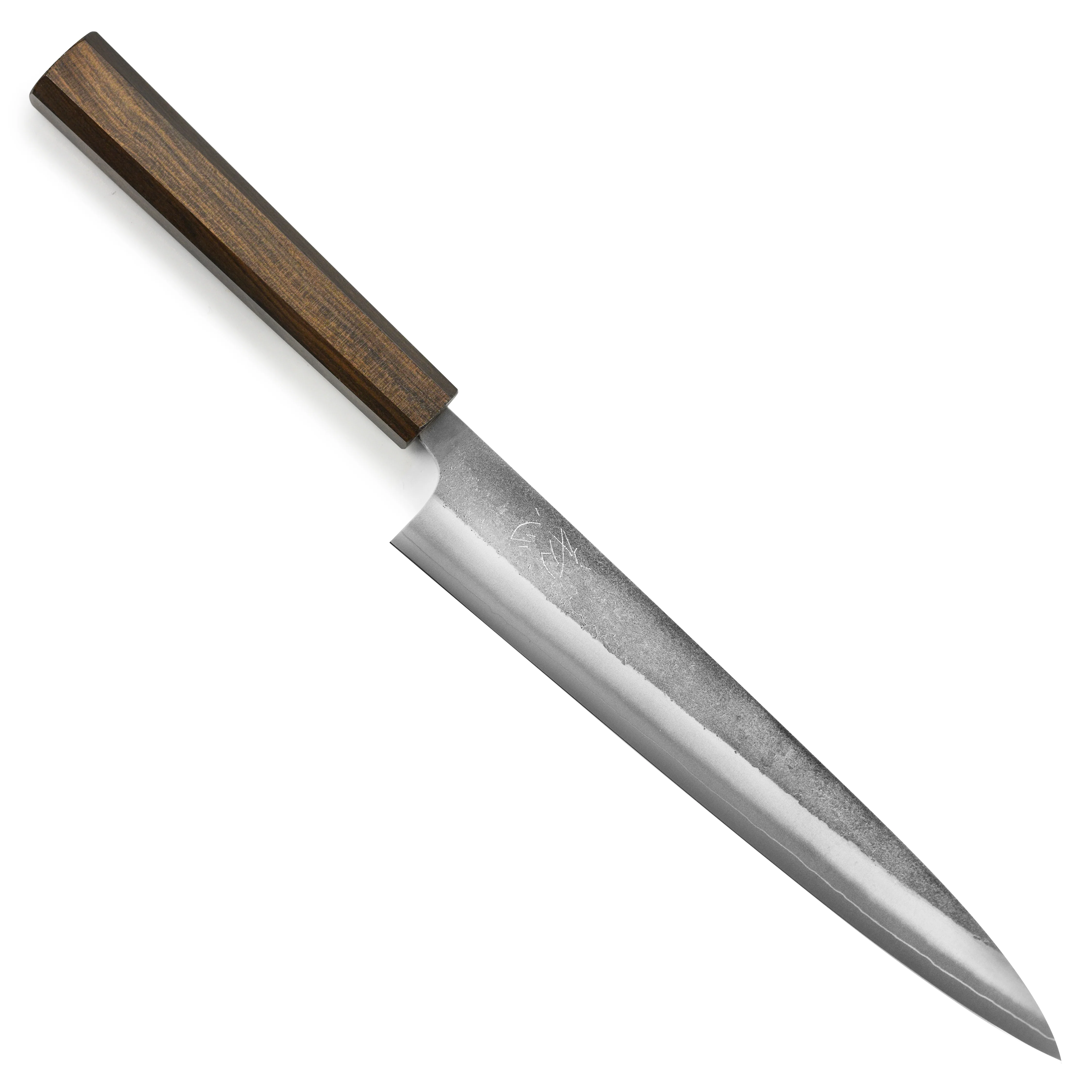 Yoshikane SKD Nashiji Stainless Clad 9.4" Sujihiki - Image 4