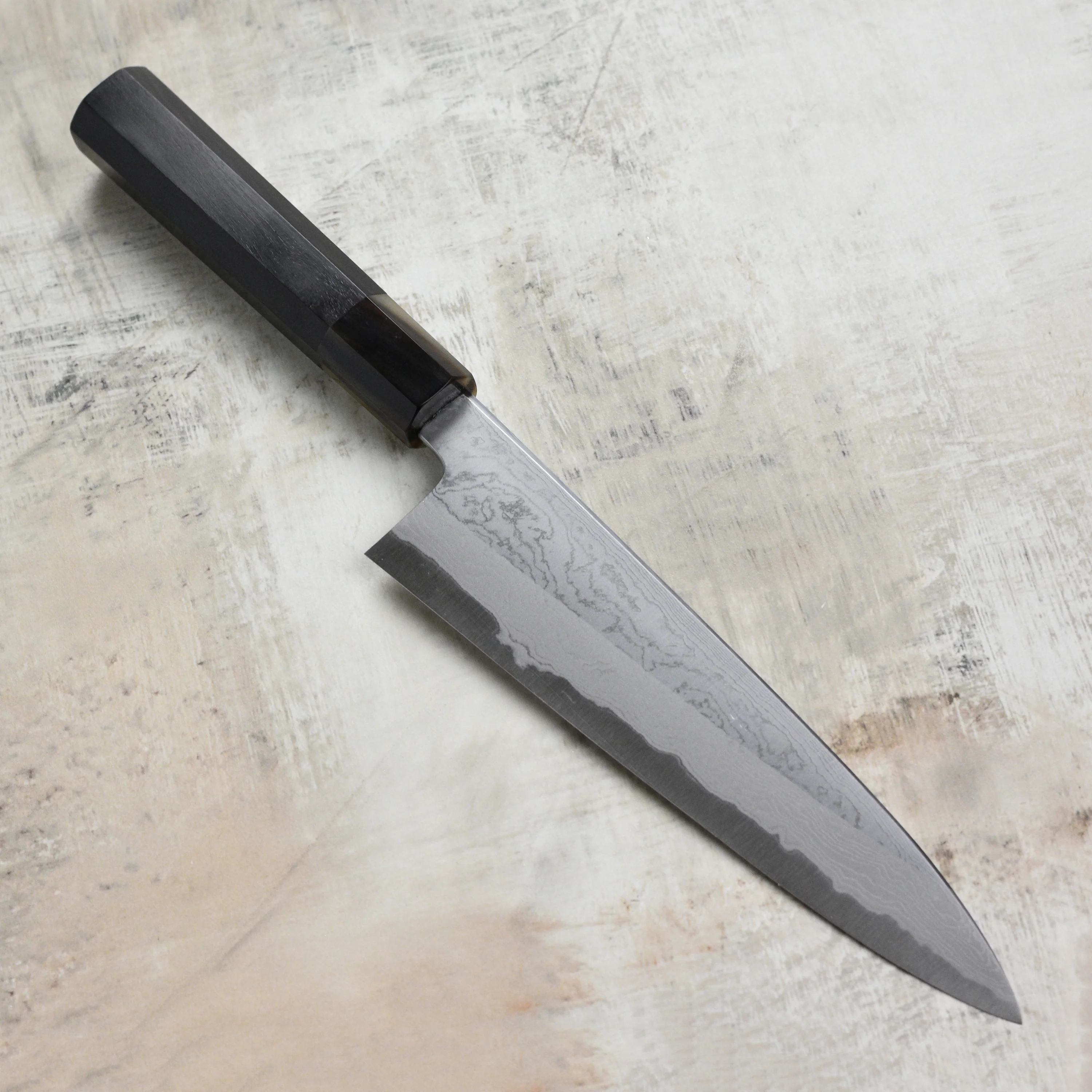 Yoshikazu Tanaka Shirogami #1 Damascus 8.25" Gyuto - Image 6