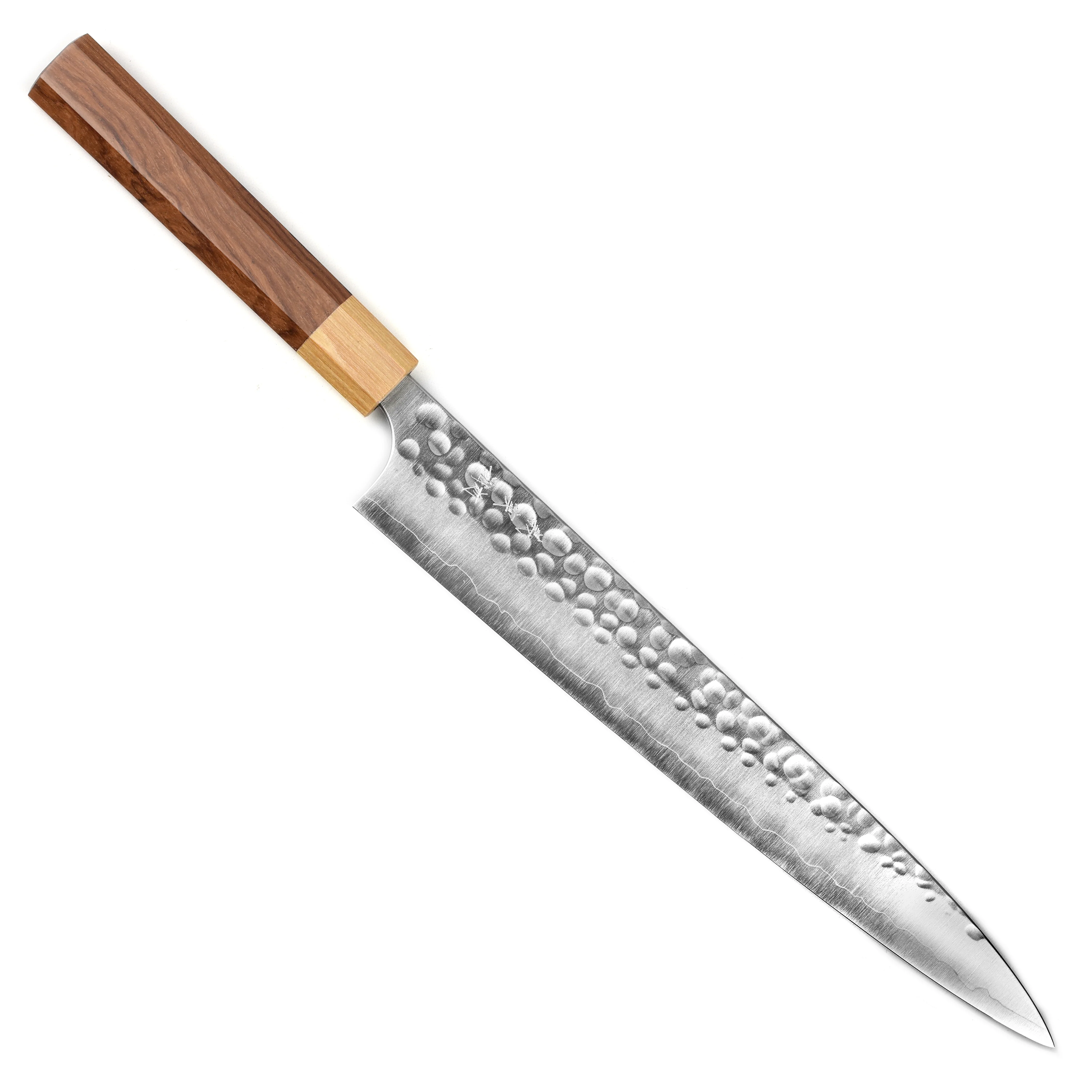 Yoshimi Kato Forged Ginsan Stainless Clad 10.6" Sujihiki - Image 5
