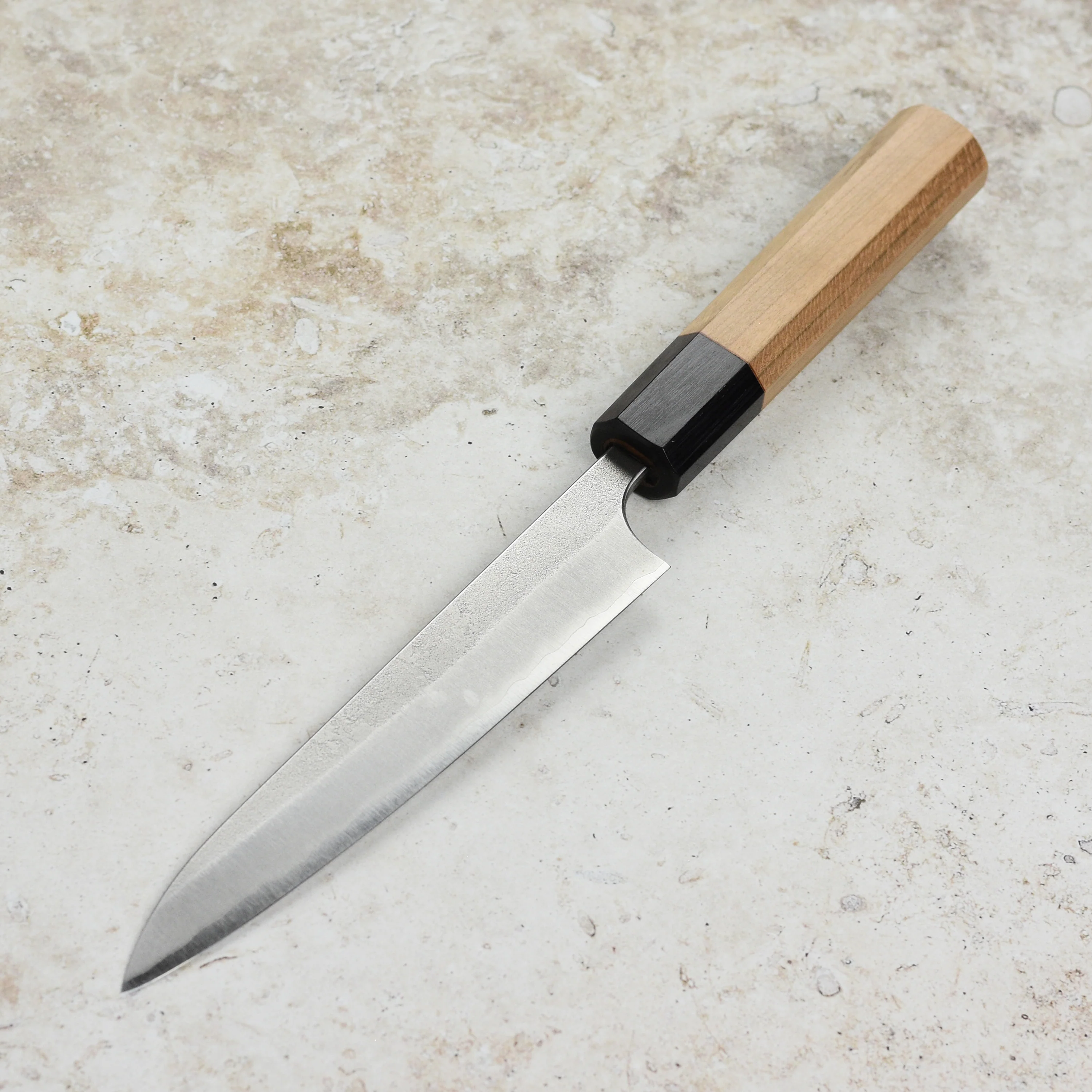 Yoshimi Kato Aogami Super Nashiji Stainless Clad 5.9" Petty - Image 4