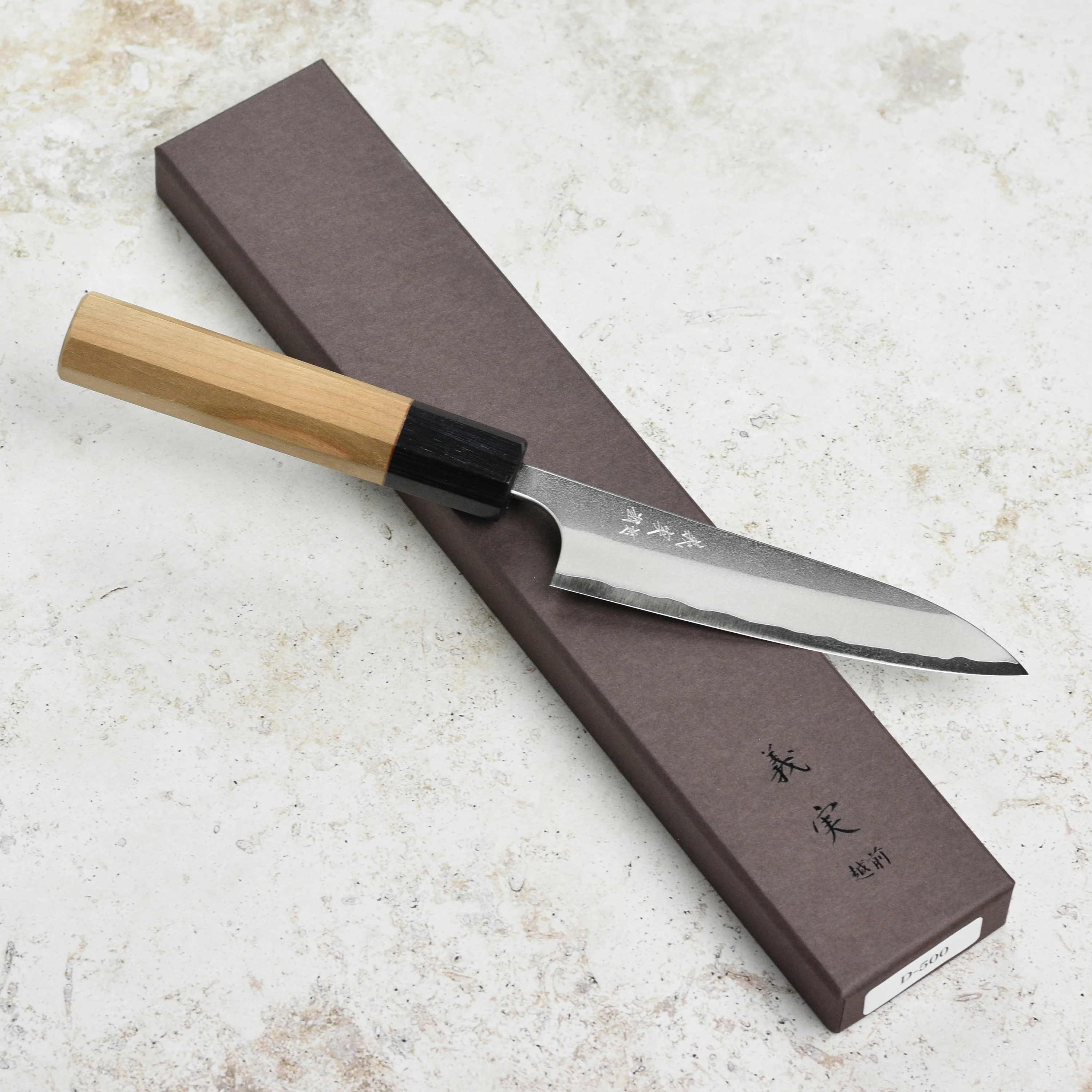 Yoshimi Kato Aogami Super Nashiji Stainless Clad 5.9" Petty - Image 5