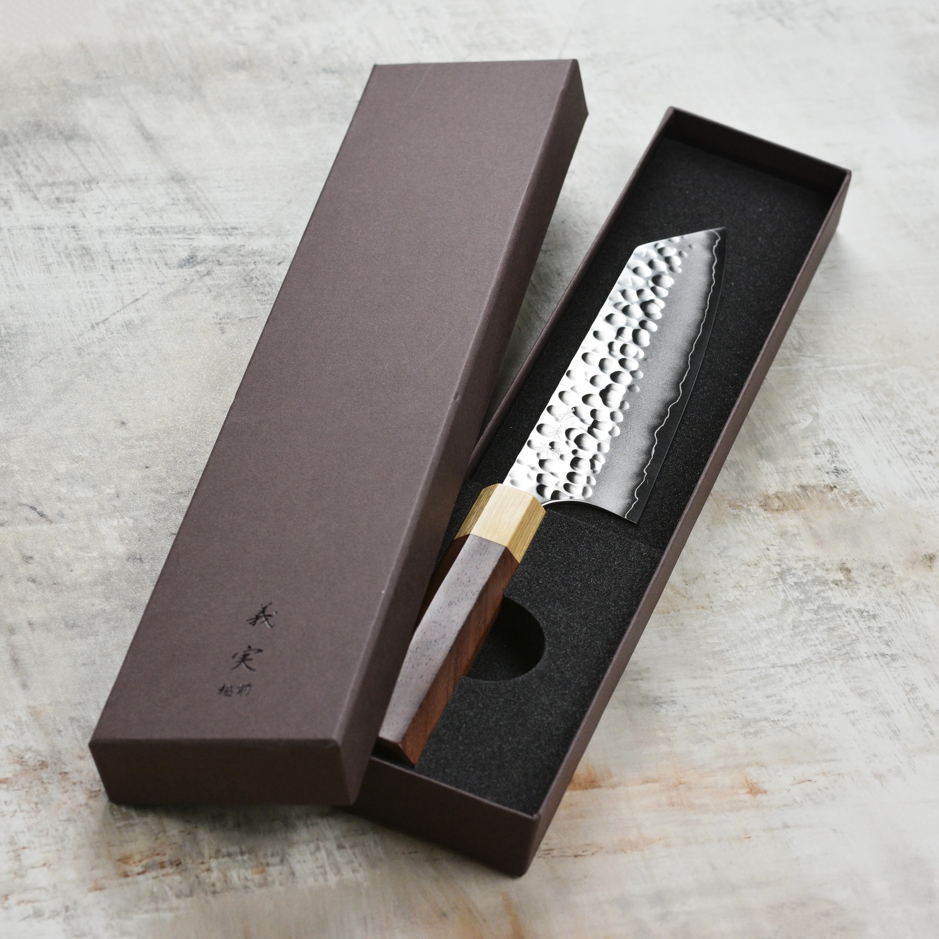 Yoshimi Kato Forged Ginsan Stainless Clad 6.7" Bunka - Image 4