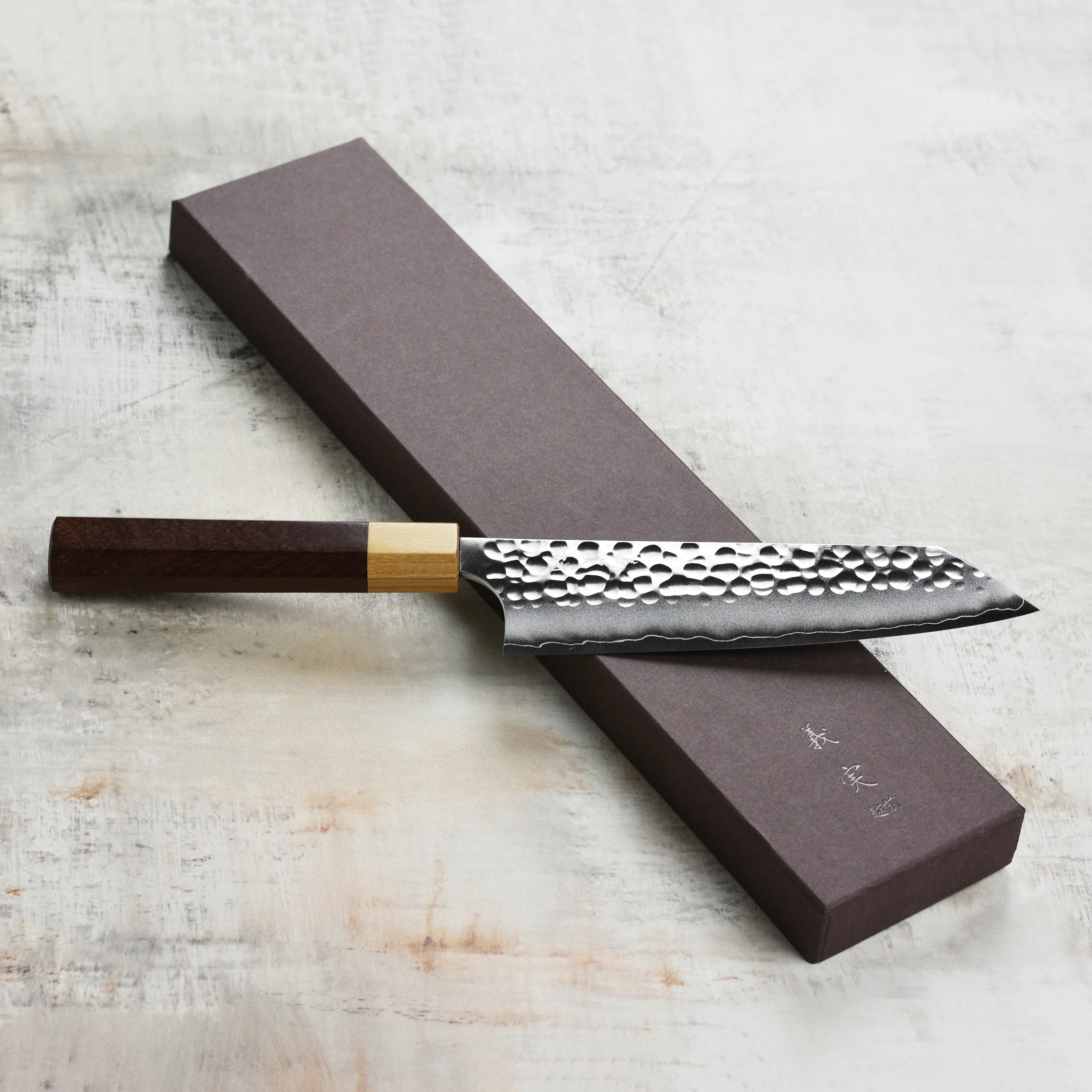 Yoshimi Kato Forged Ginsan Stainless Clad 6.7" Bunka - Image 7