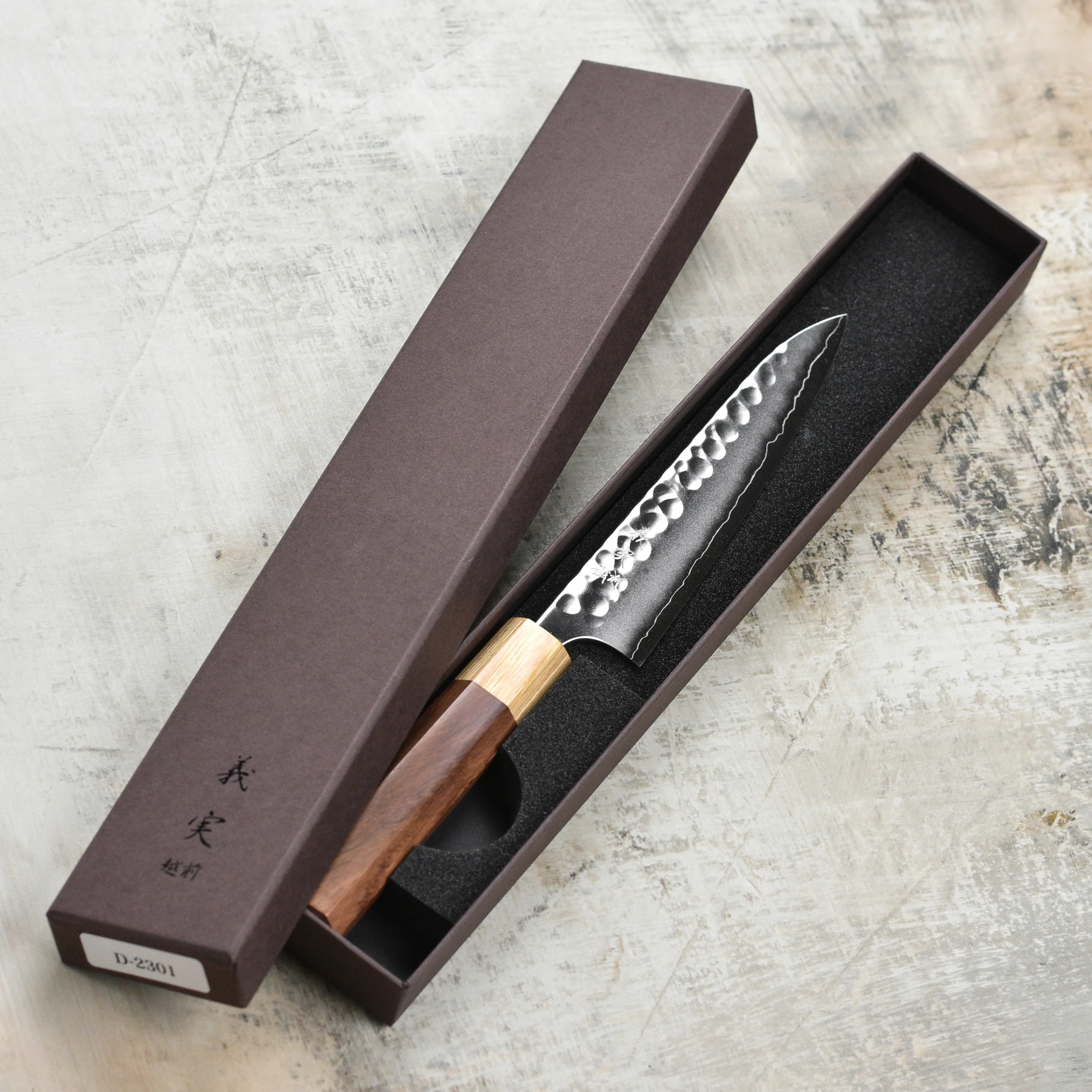 Yoshimi Kato Forged Ginsan Stainless Clad 5.9" Petty - Image 6