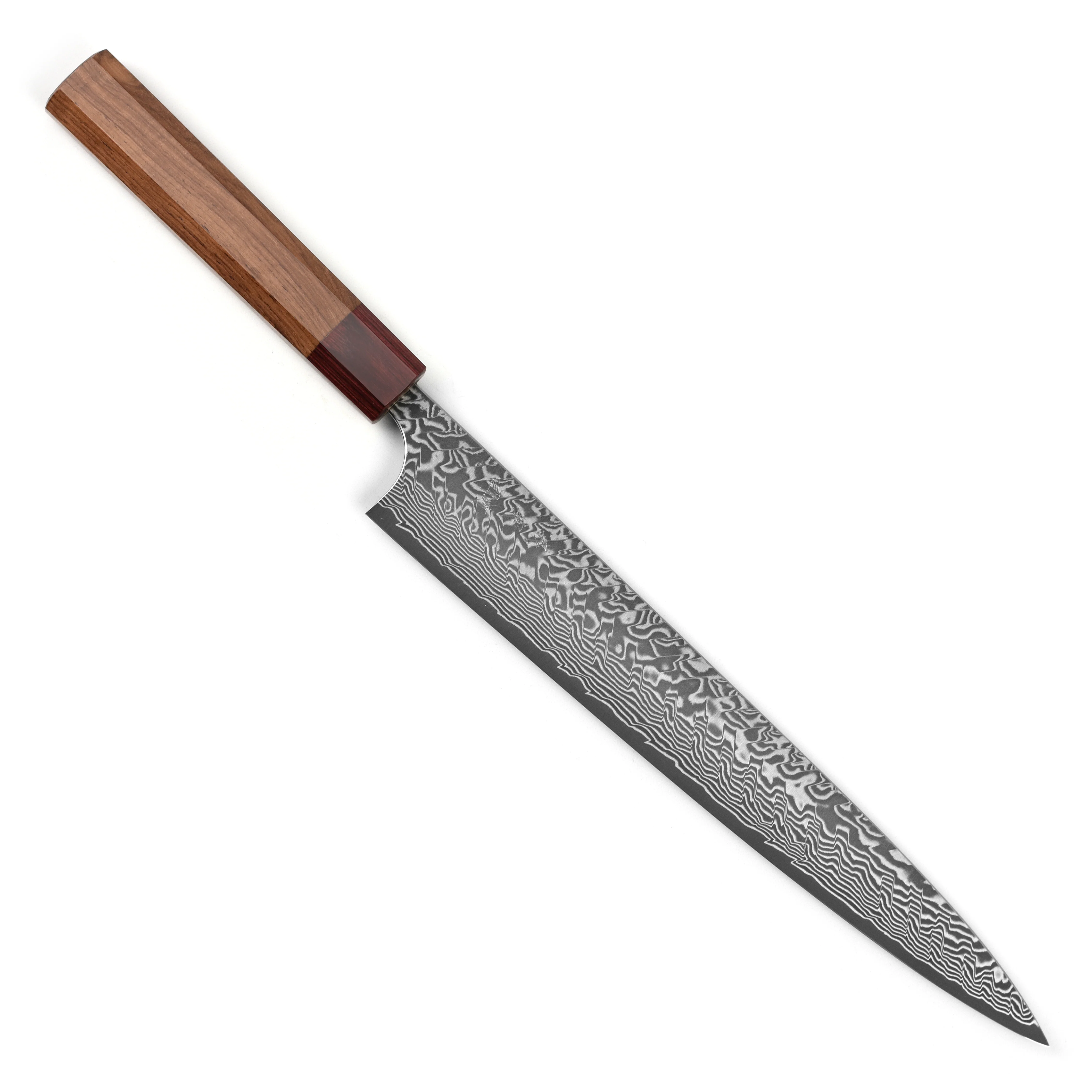 Yoshimi Kato SG2 Black Damascus 10.6" Sujihiki - Image 9