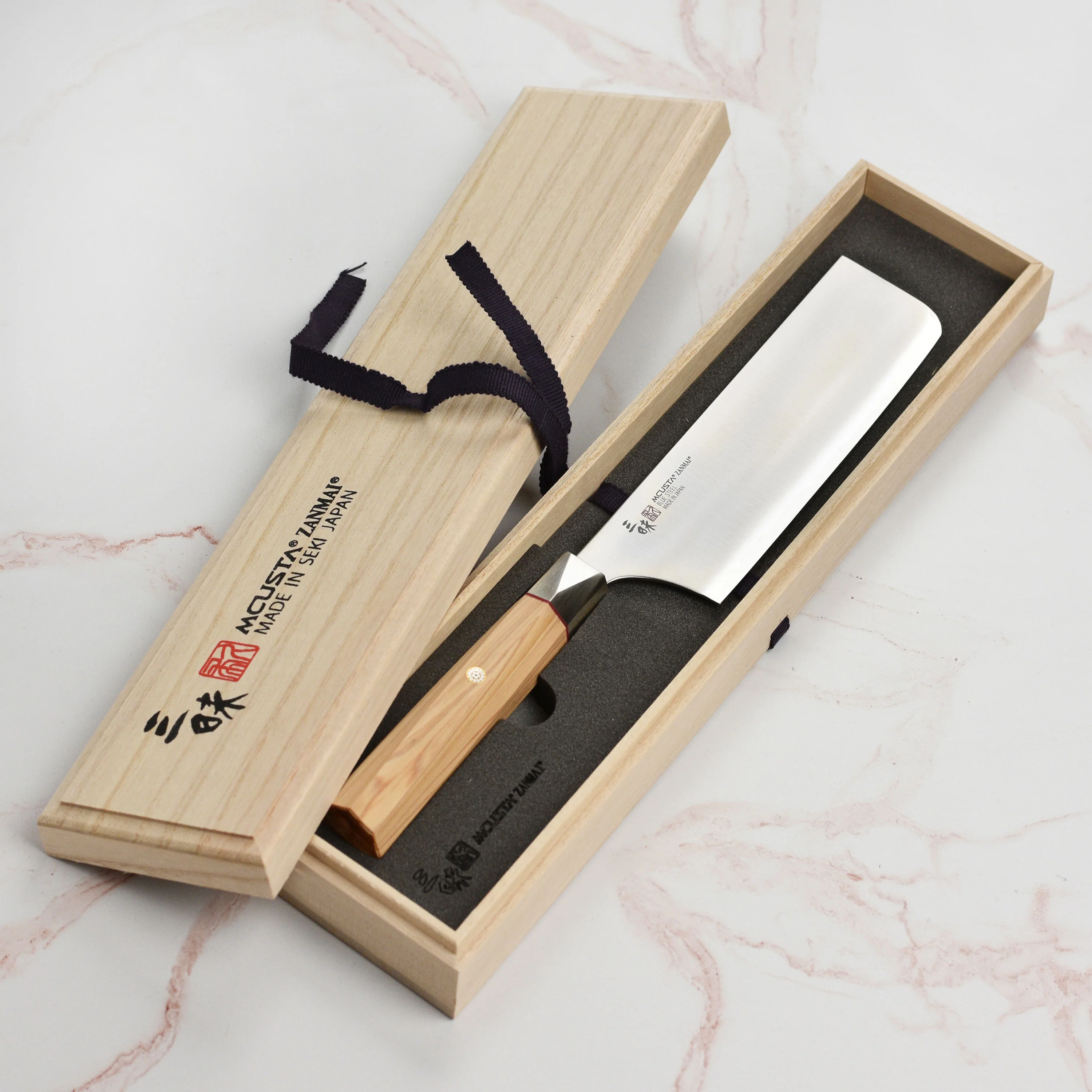 Zanmai Beyond Aogami Super 6.5" Nakiri - Image 6