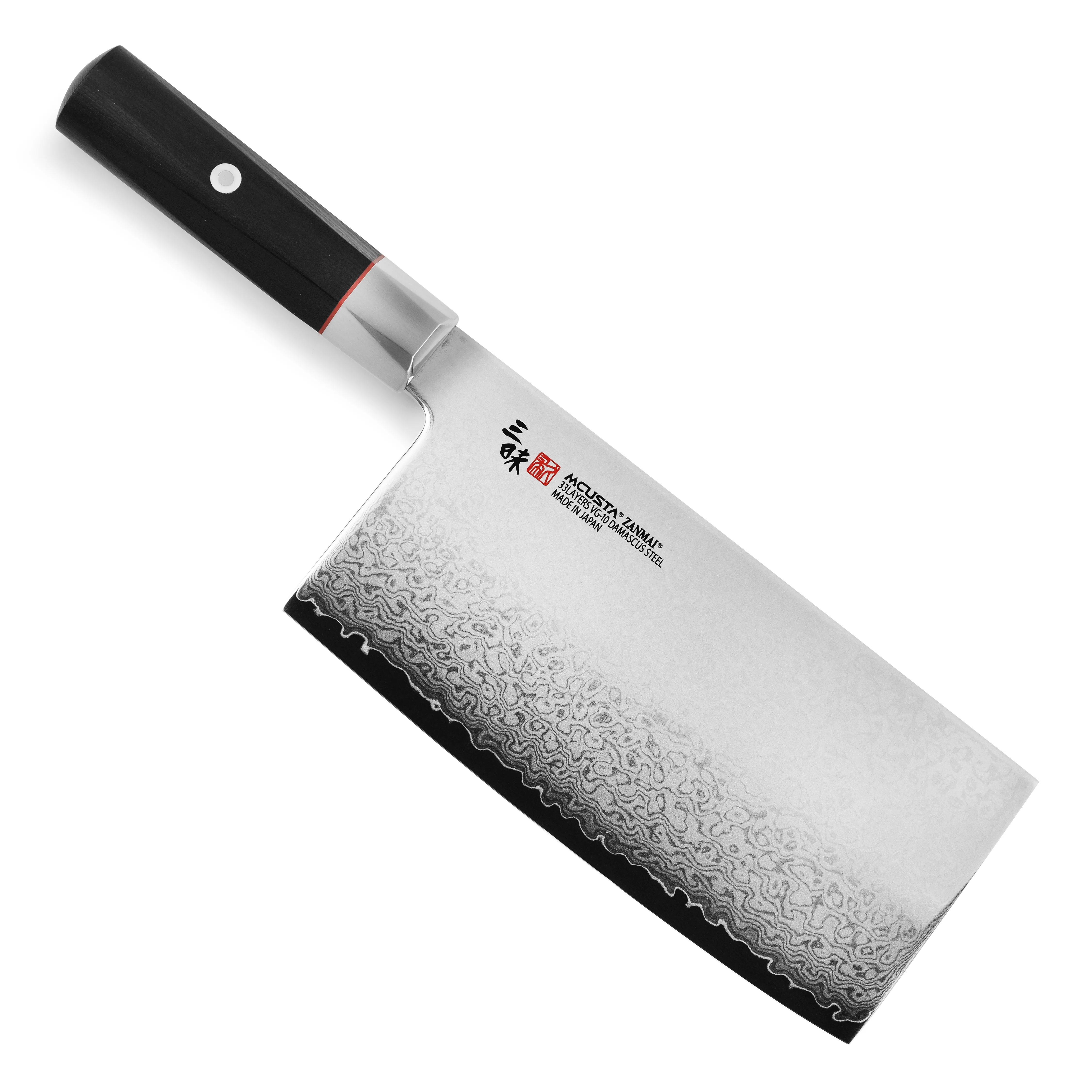 Zanmai VG10 Damascus 7" Chinese Chef's Knife - Image 4