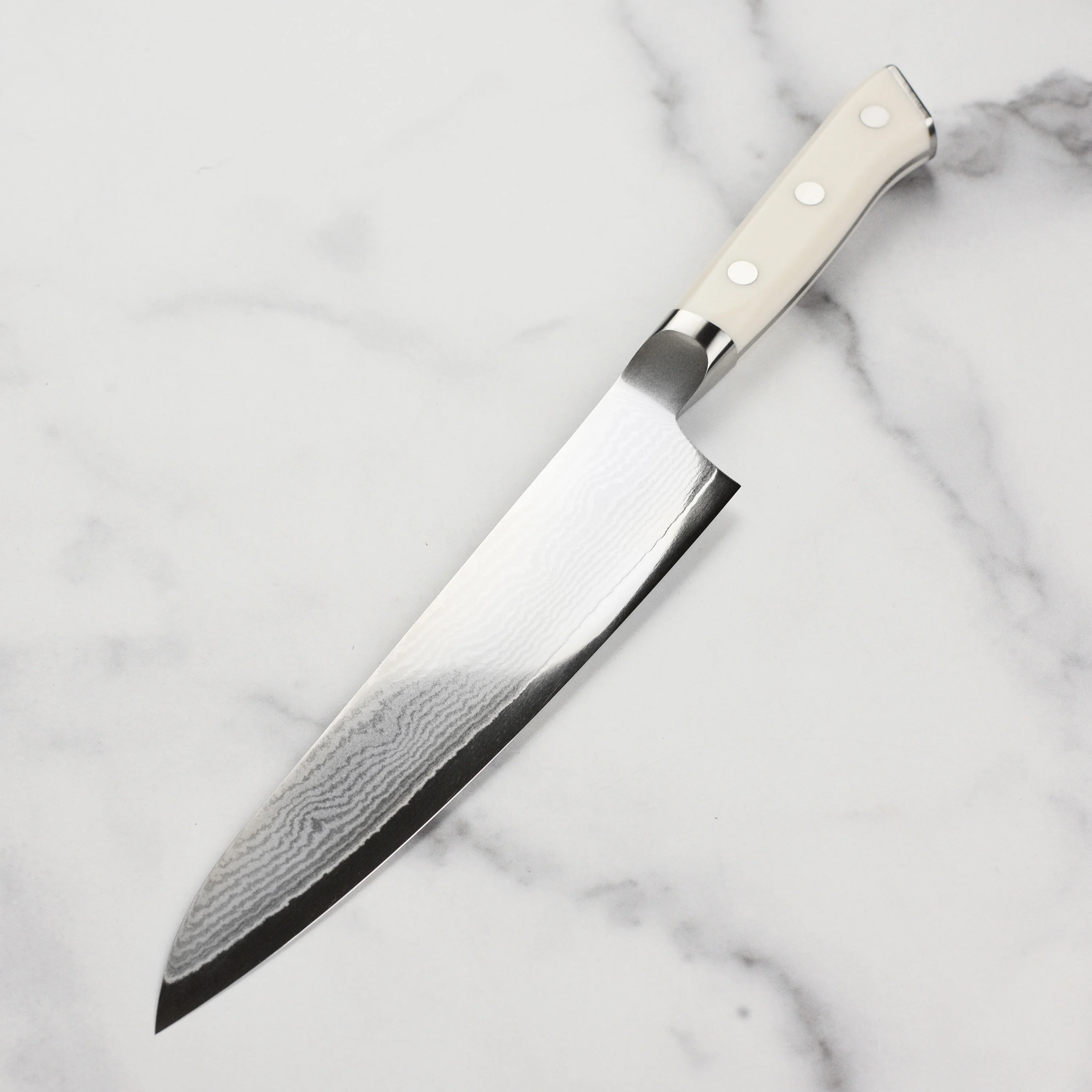Zanmai Classic Damascus Corian 8.25" Gyuto - Image 5