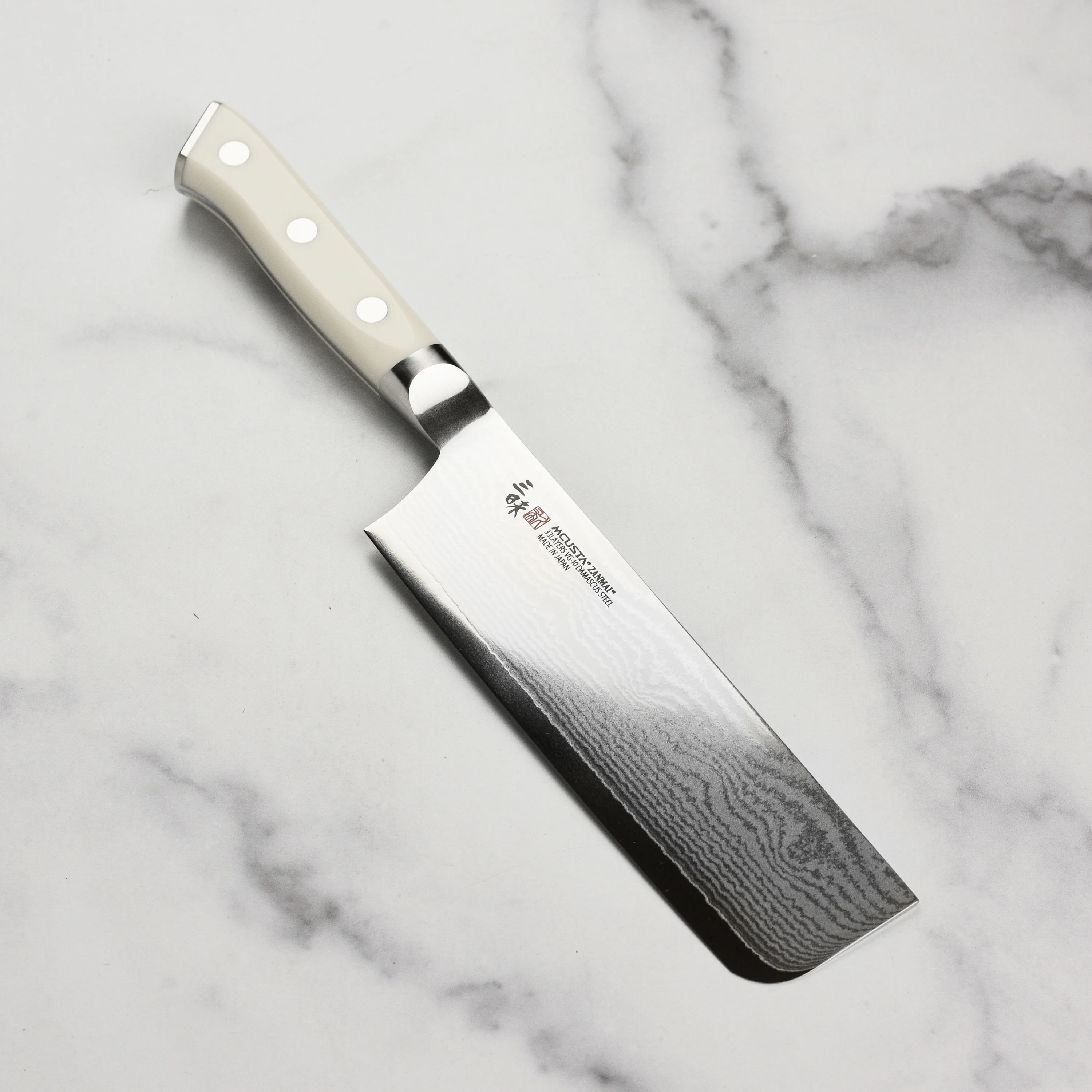 Zanmai Classic Damascus Corian 6.5" Nakiri