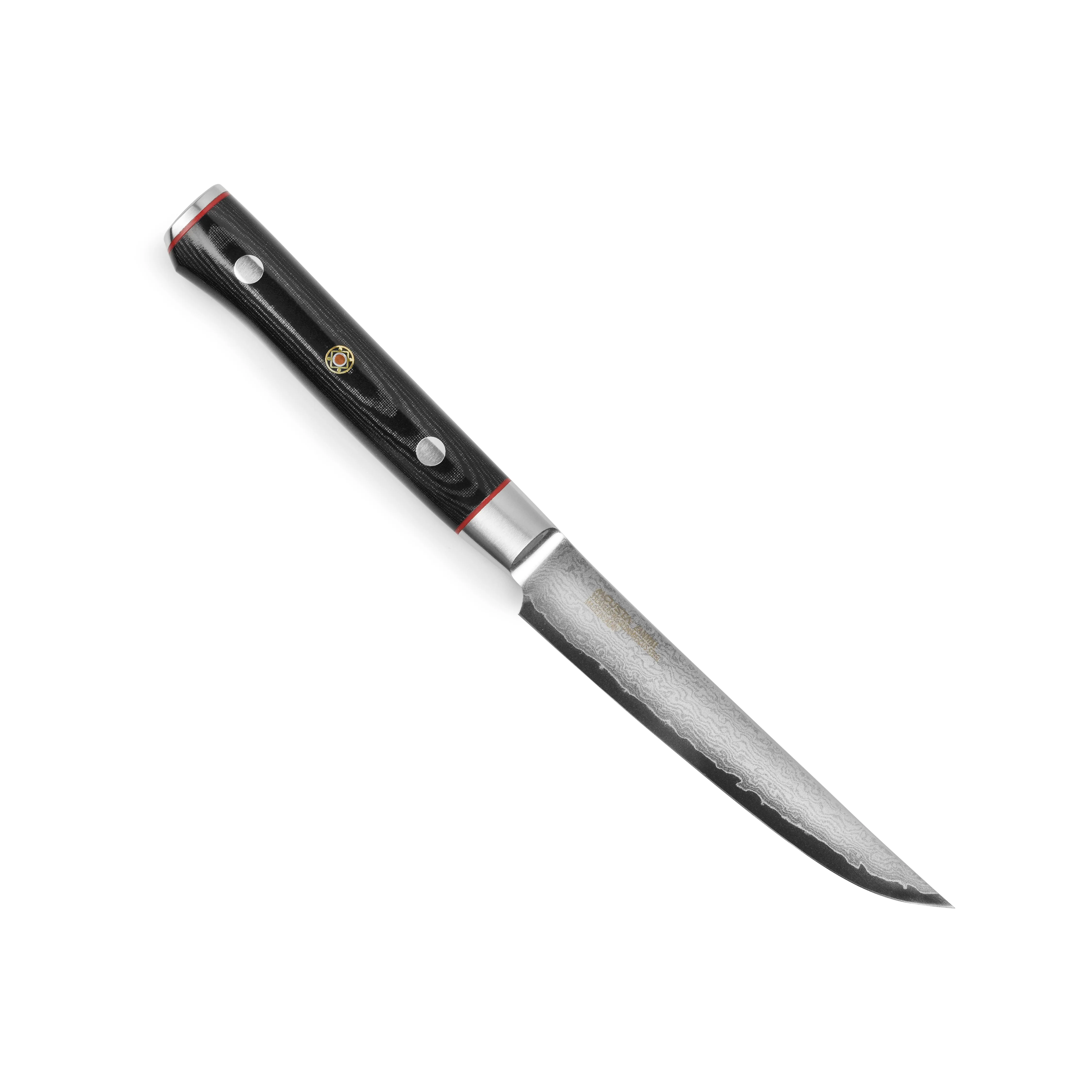 Zanmai Classic Pro Zebra Damascus 4.7" Steak Knife - Image 4
