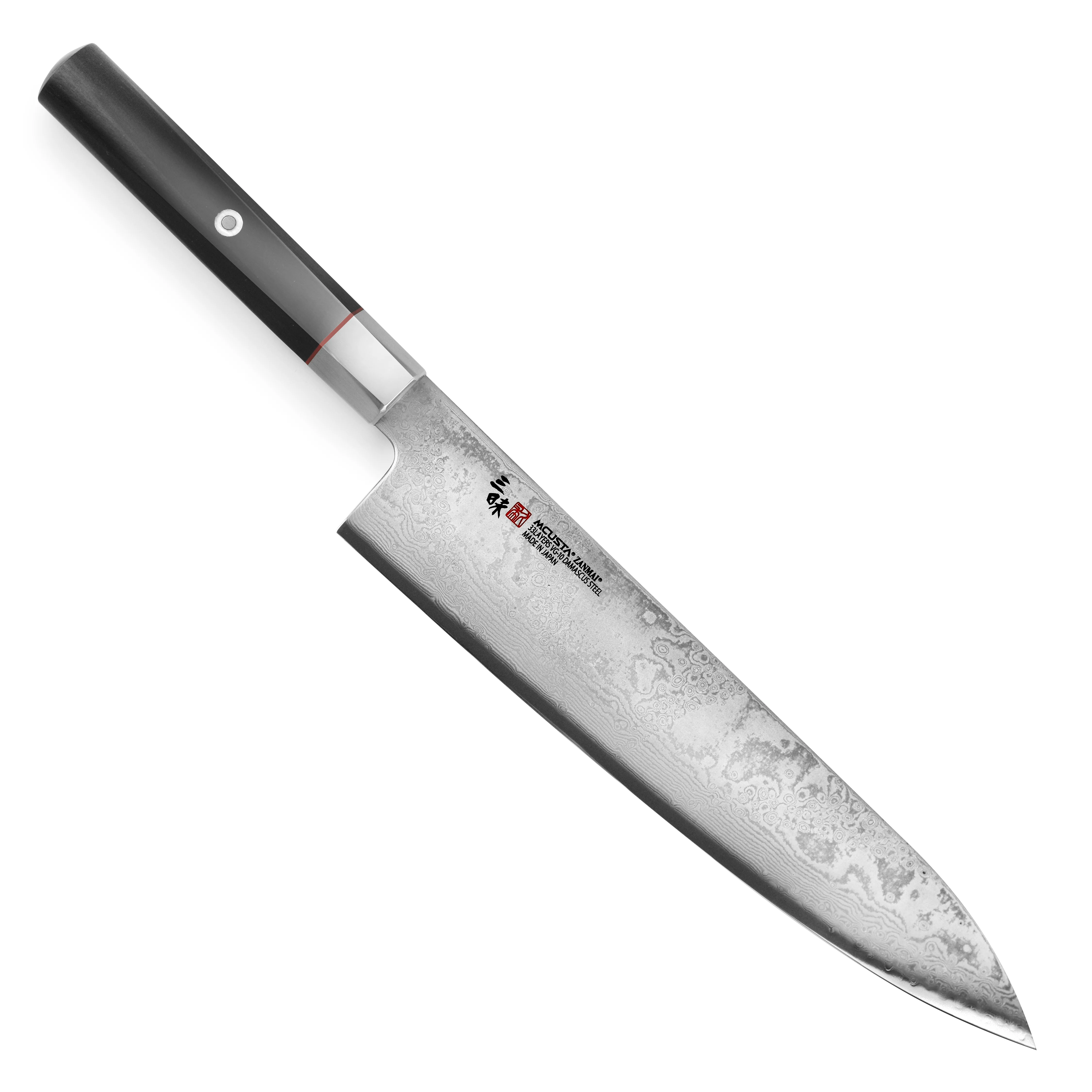 Zanmai Hybrid Damascus Splash 9.4" Gyuto - Image 4