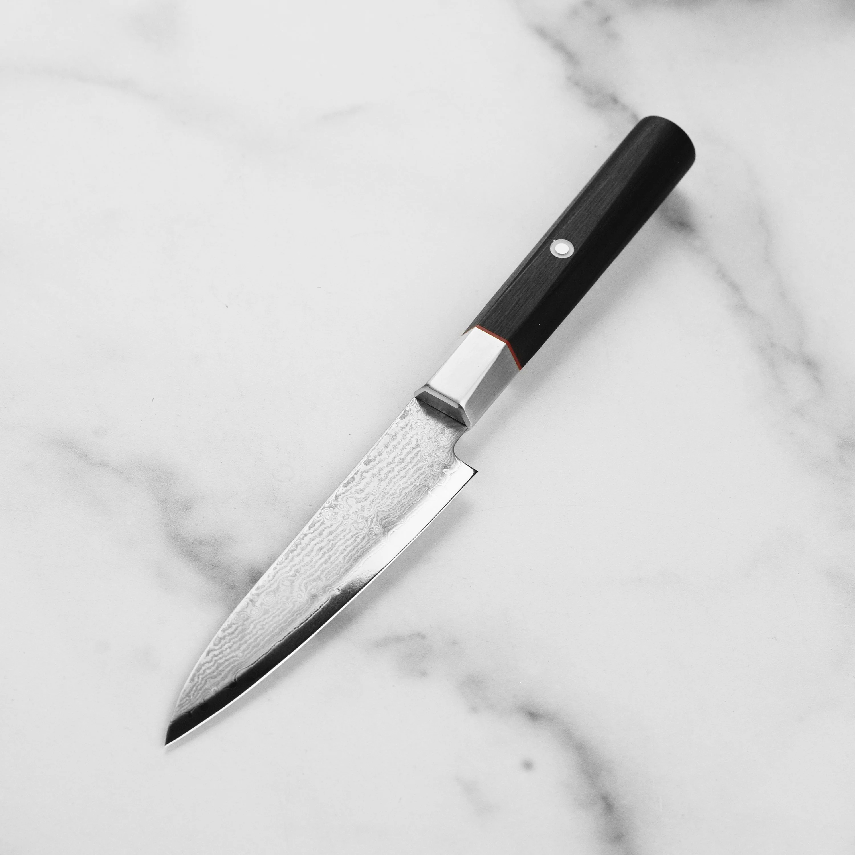 Zanmai Hybrid Damascus Splash 4.3" Petty - Image 5