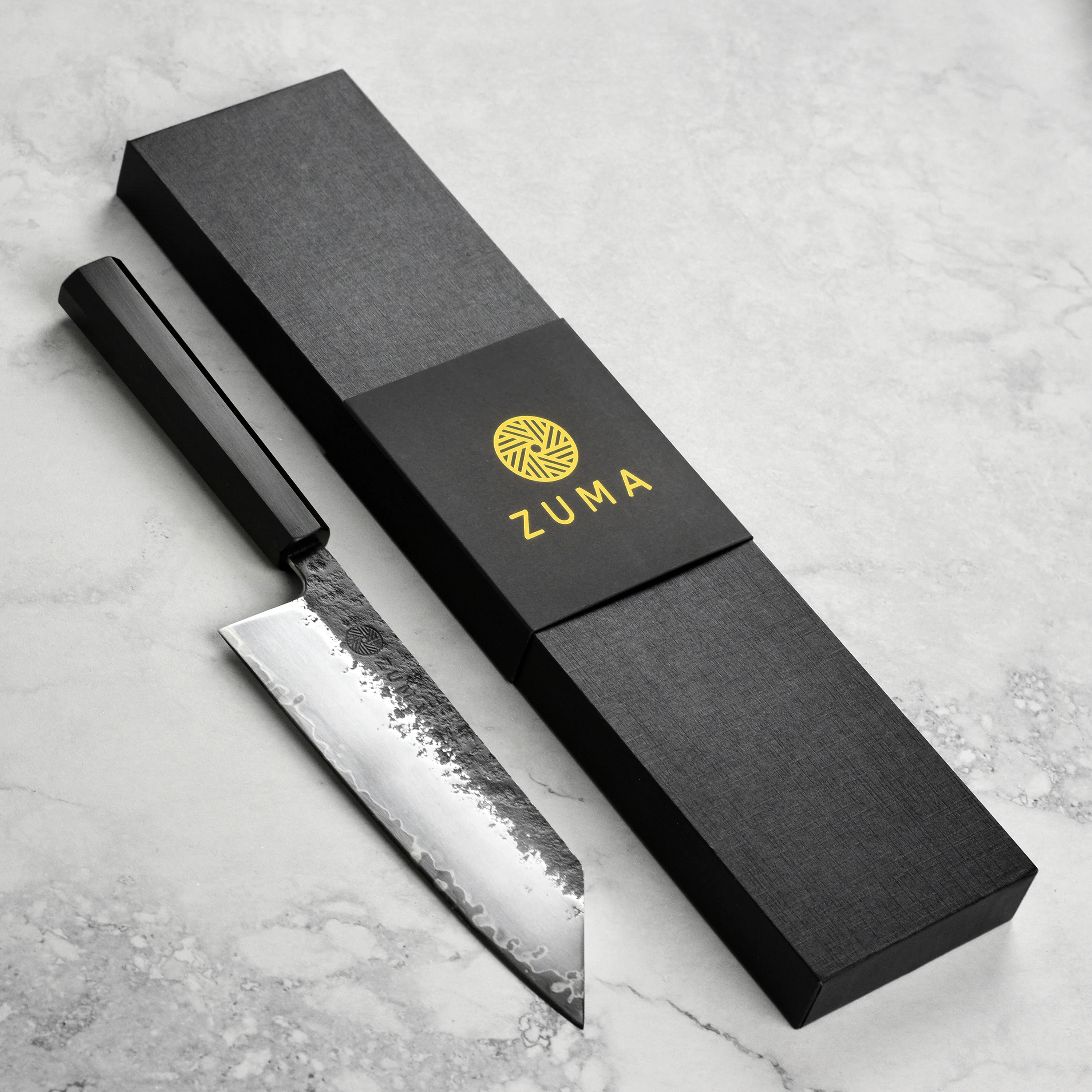 Zuma Black Forged 7" Bunka Knife - Image 3