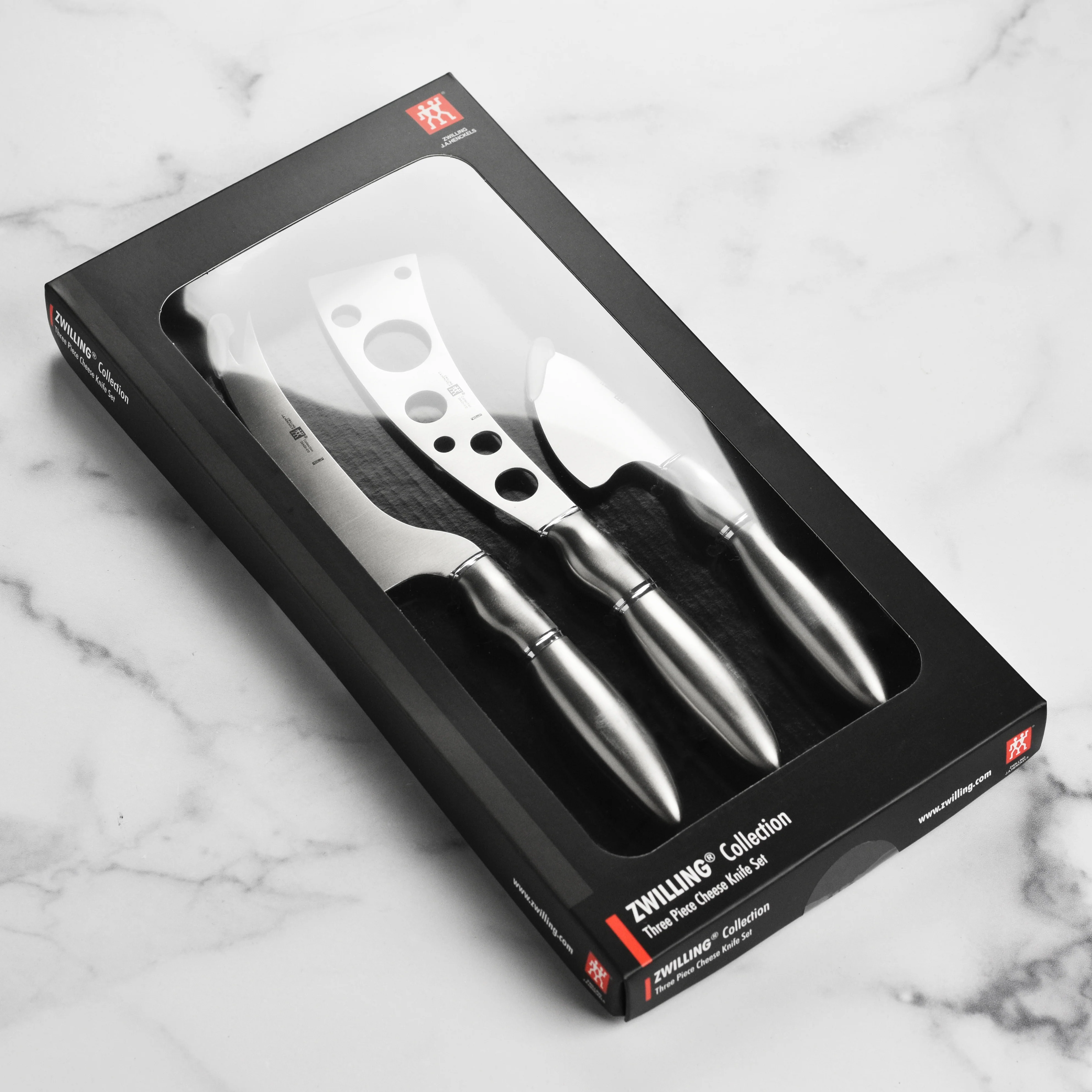 Zwilling 3 Piece Stainless Steel Cheese Knife Collection - Image 5