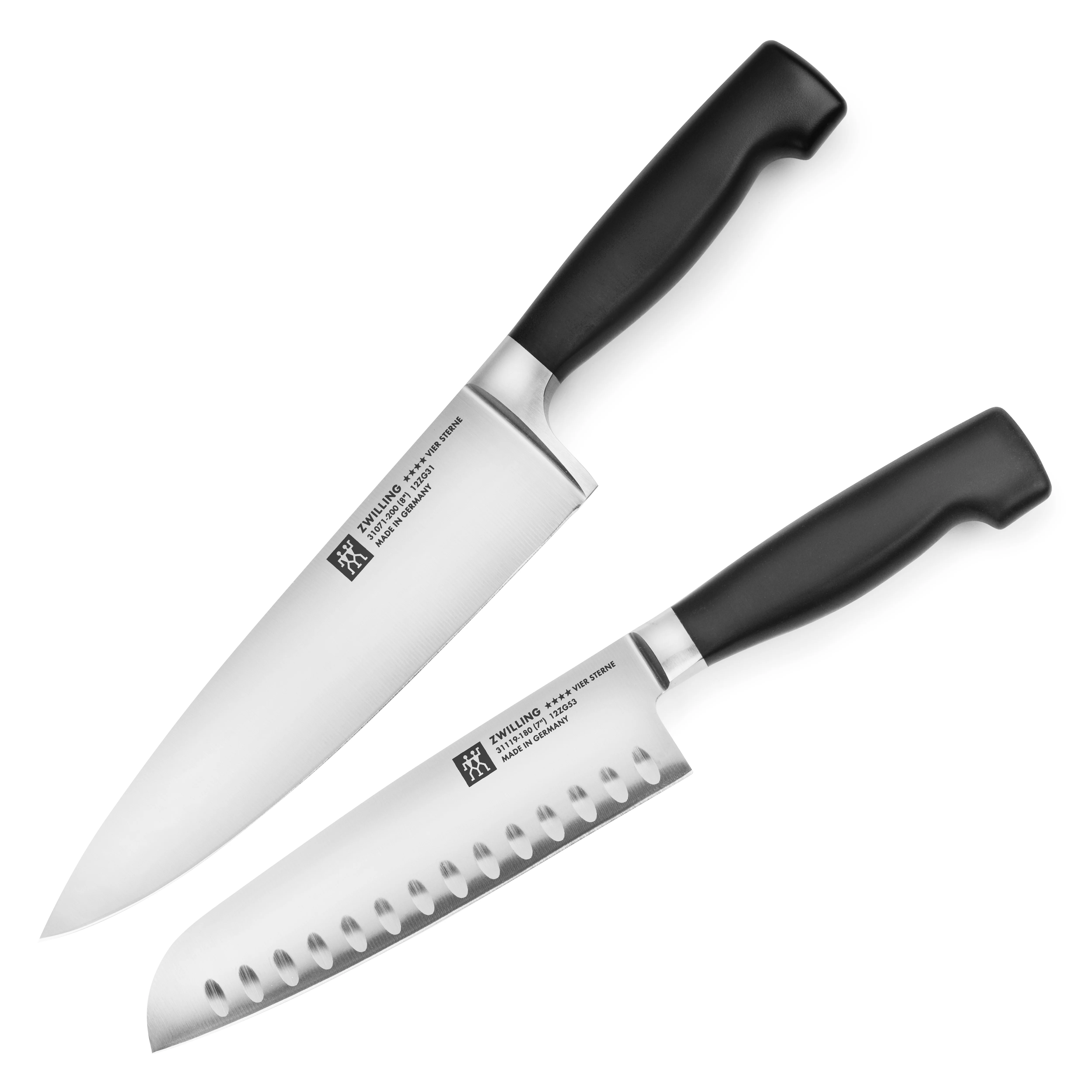 Zwilling Four Star Chef's & Santoku Knife Set - Image 7