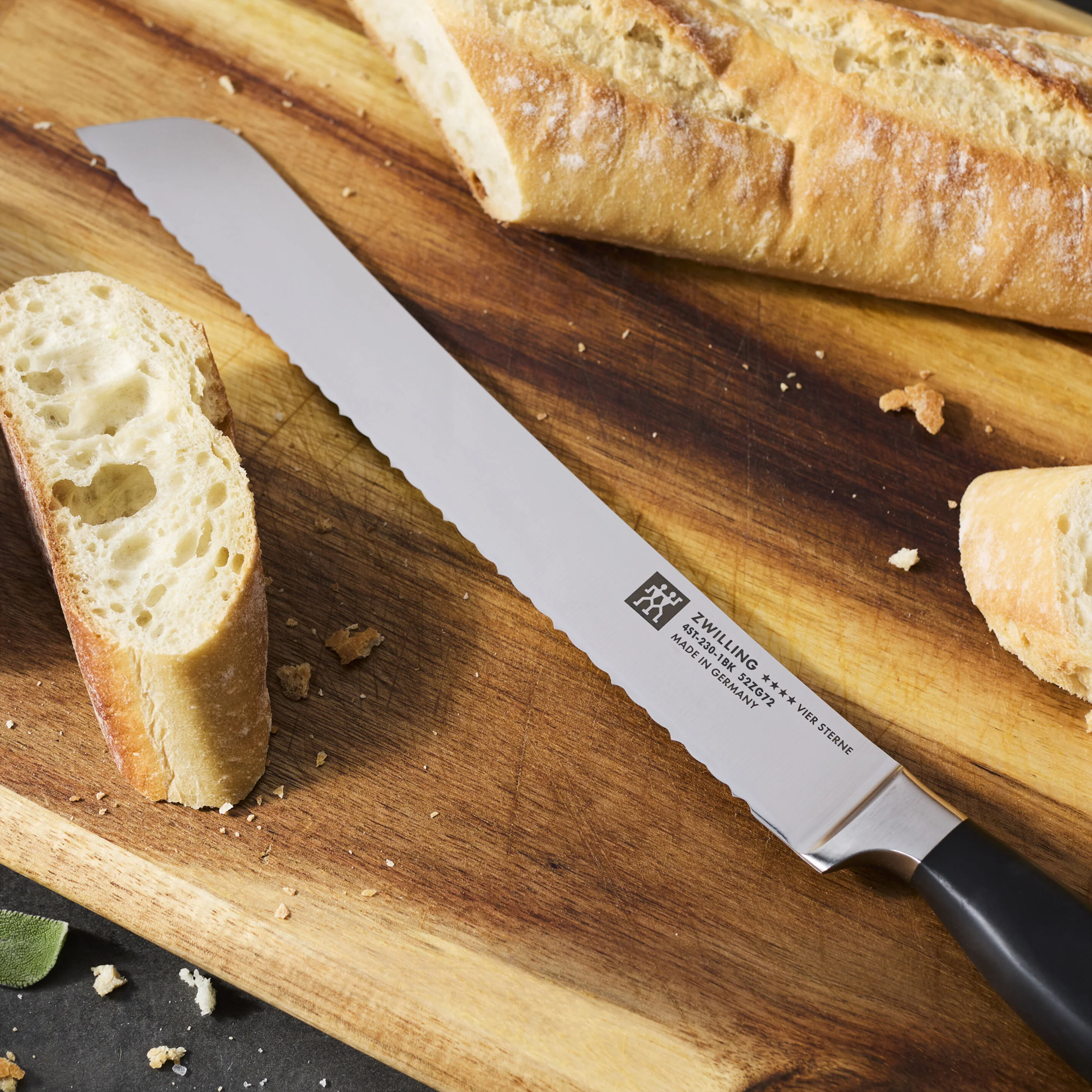 Zwilling Four Star 9" Country Bread Knife - Image 8