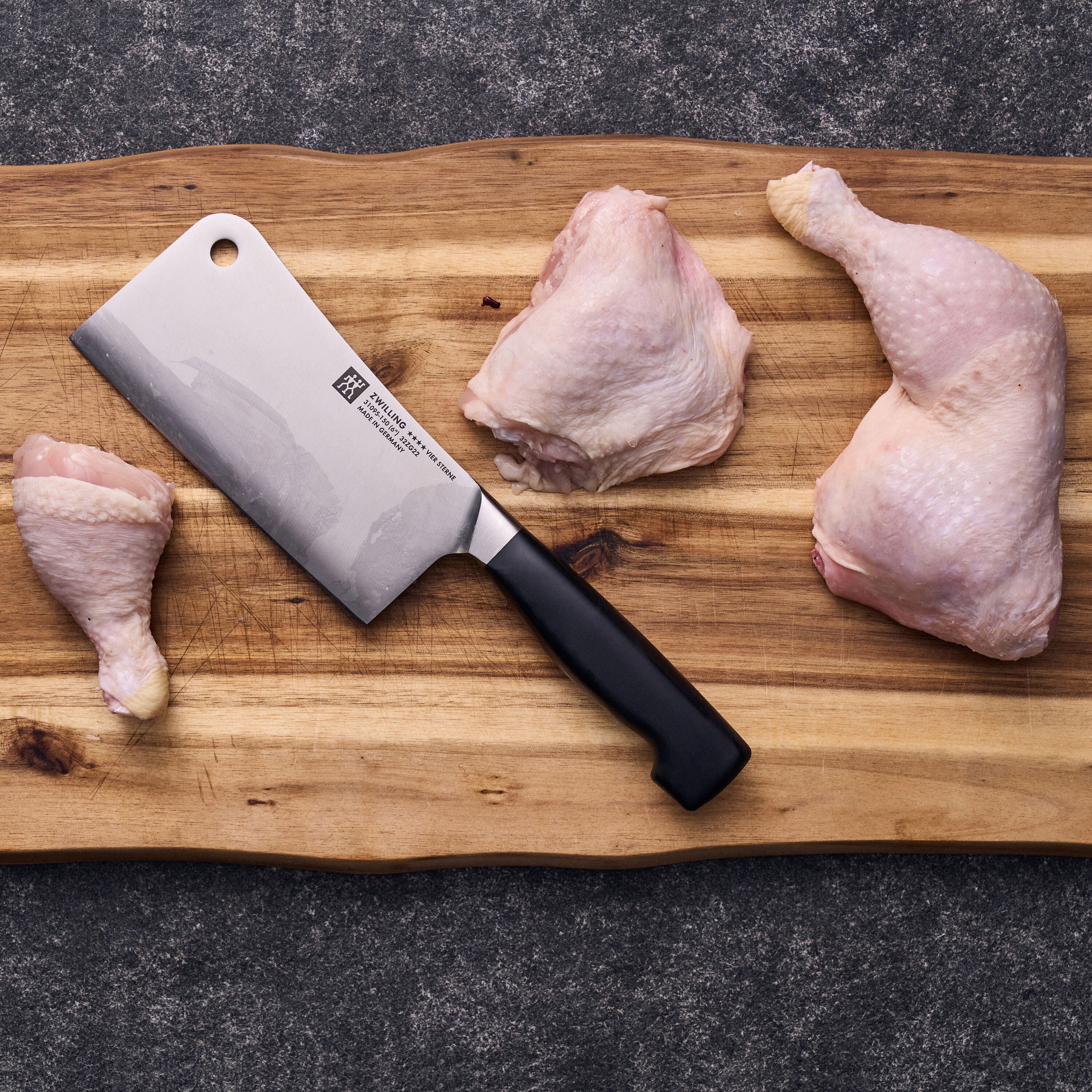 Zwilling Four Star 6" Forged Meat Cleaver - Image 6