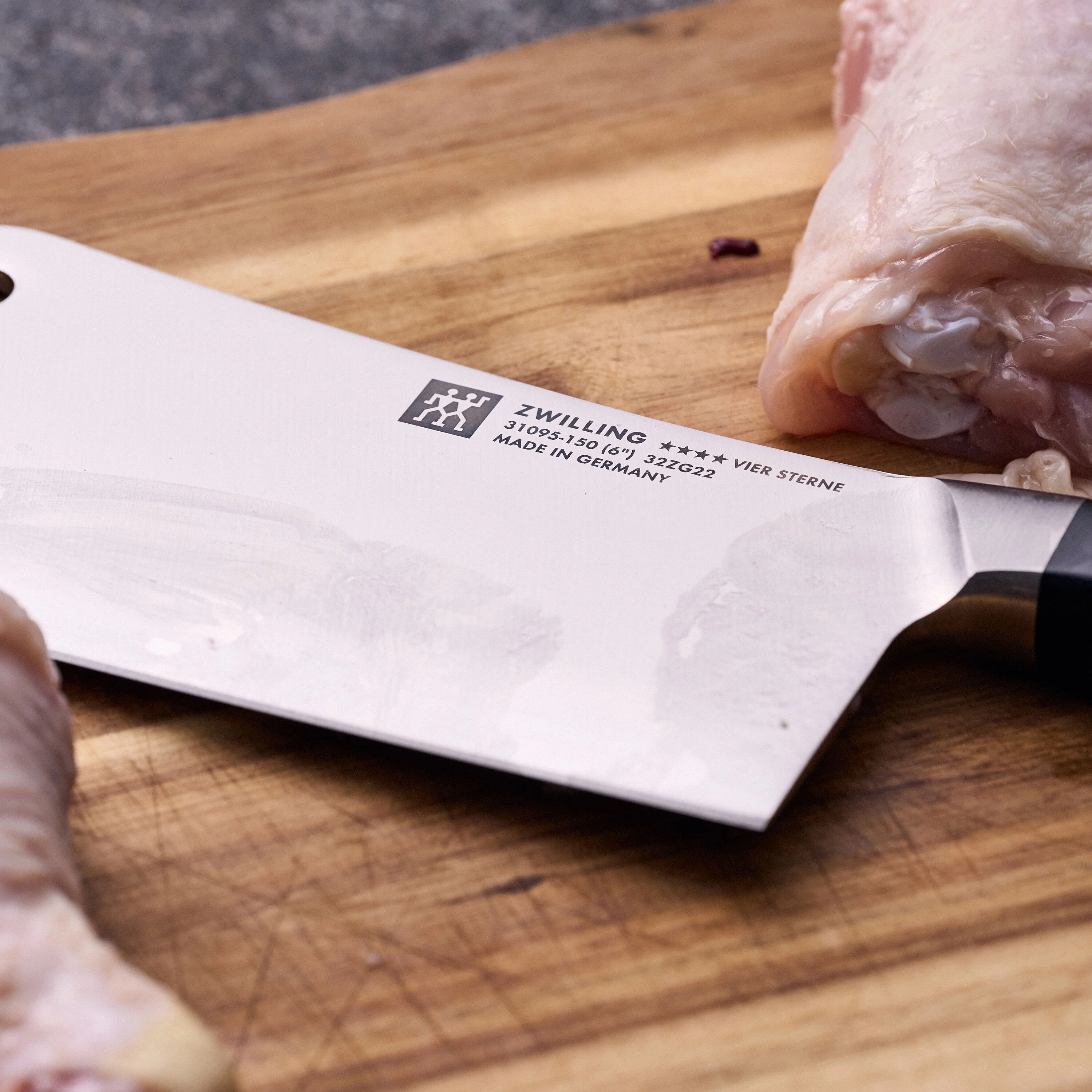 Zwilling Four Star 6" Forged Meat Cleaver - Image 8