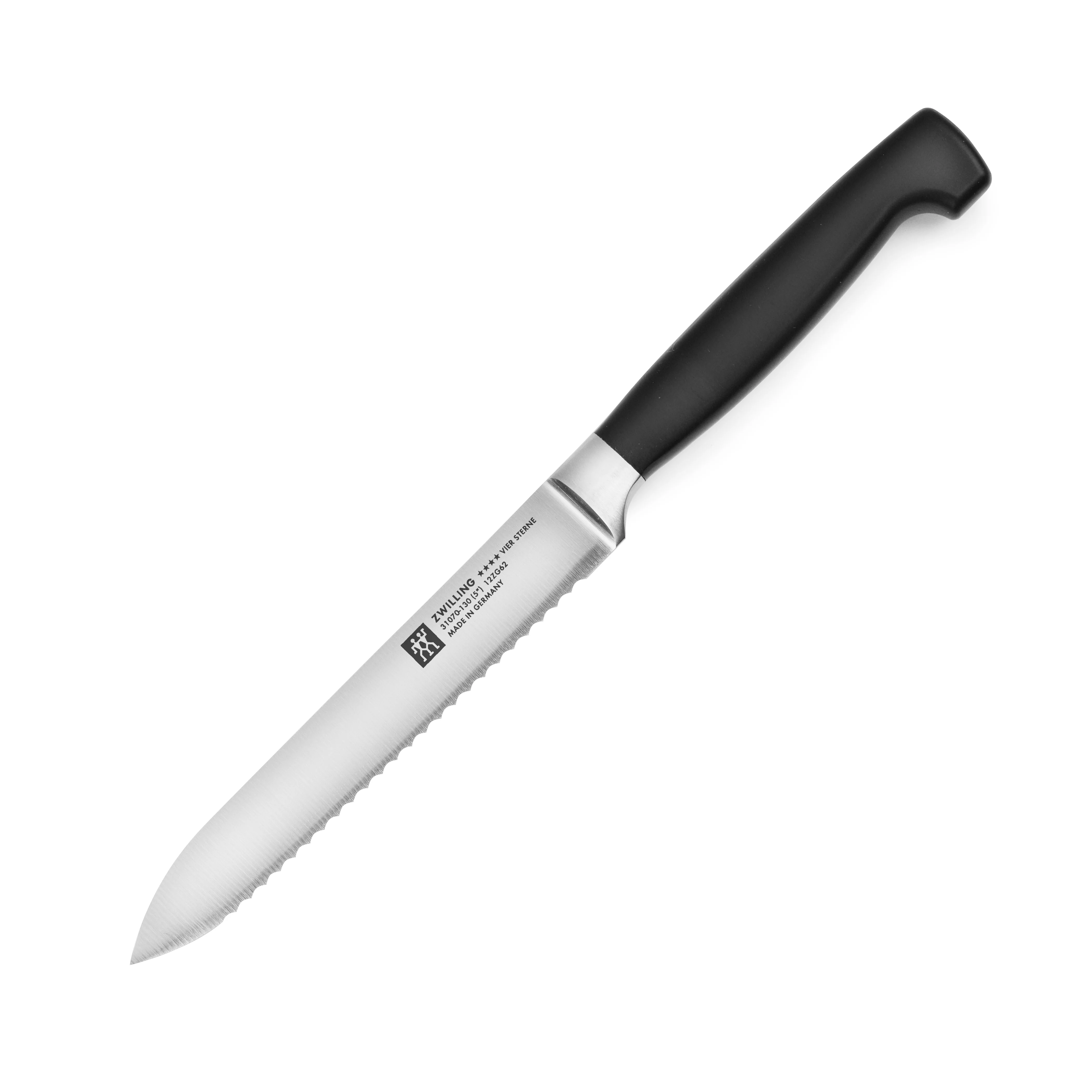 Zwilling Four Star 5" Serrated Utility Knife - Image 5