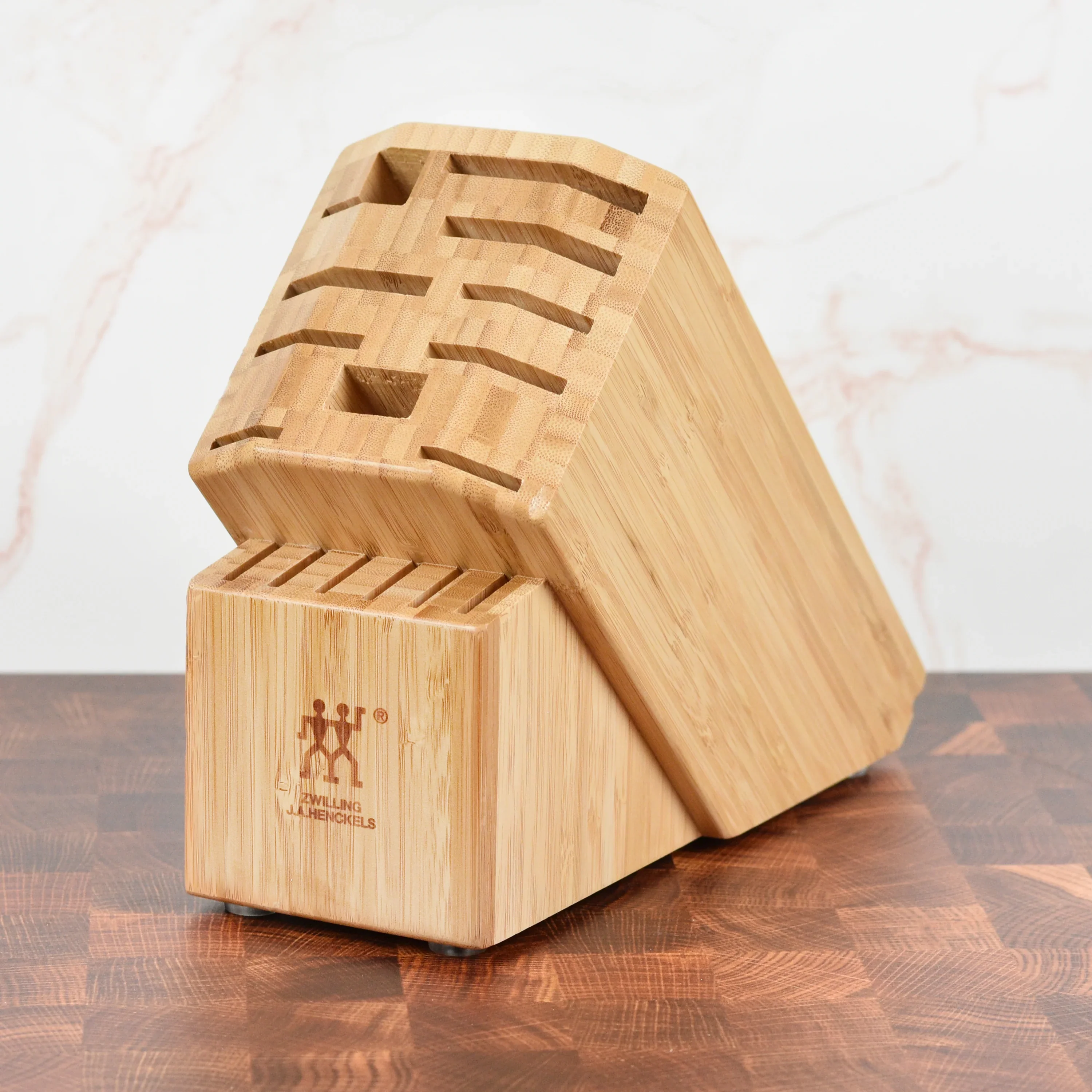Zwilling Pro 16 Slot Bamboo Knife Block - Image 7