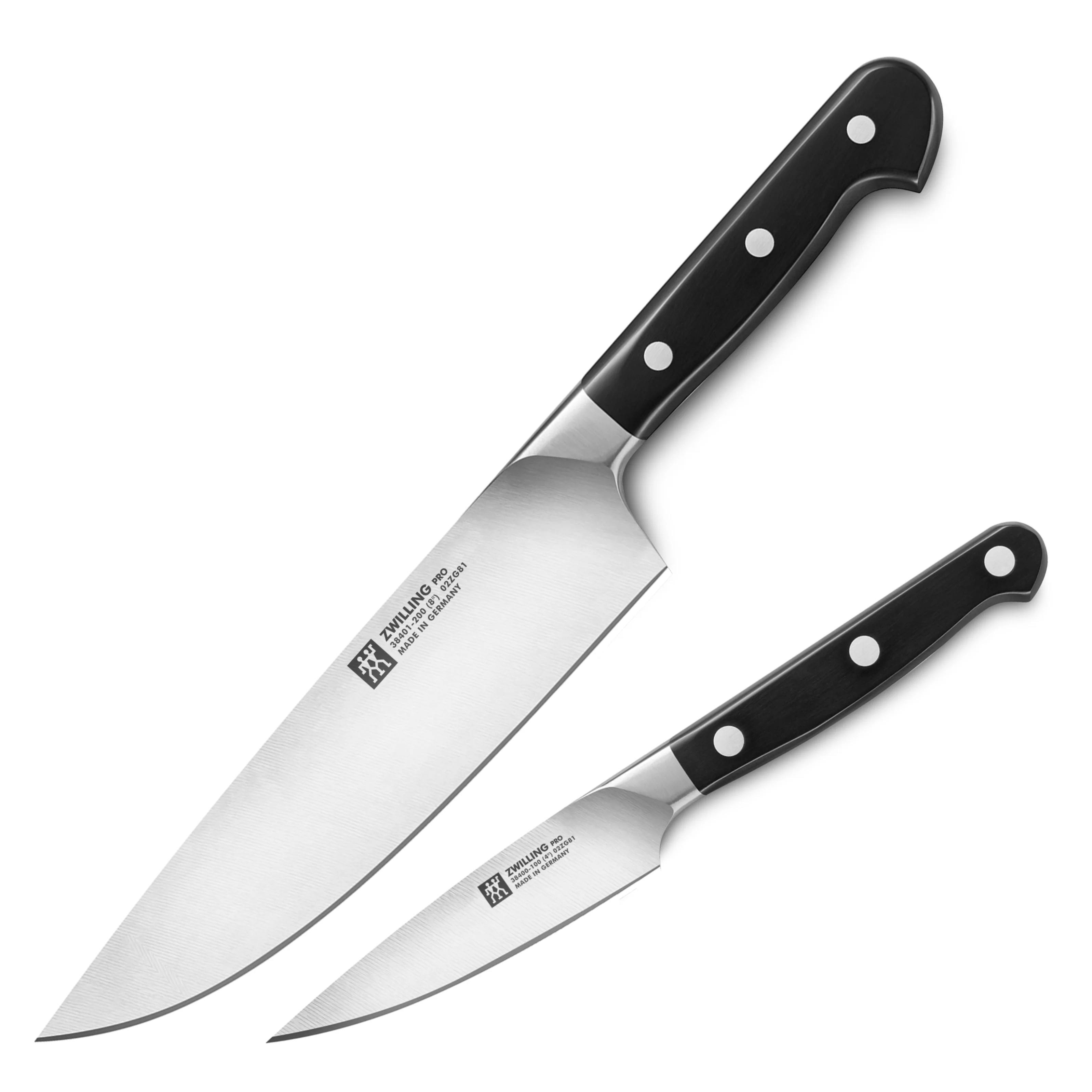 Zwilling Pro 2 Piece Chef's & Paring Knife Set - Image 4