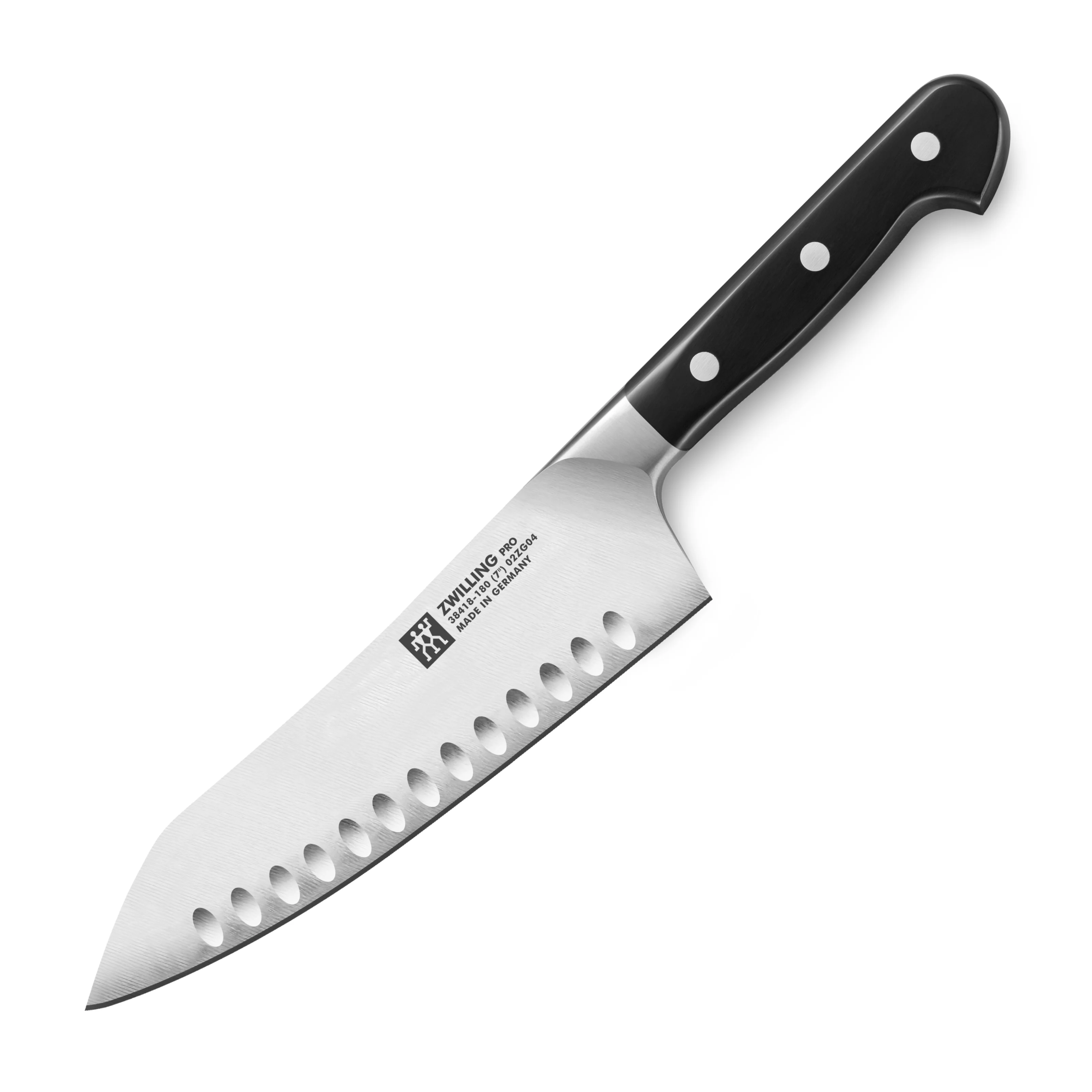Zwilling Pro 7" Hollow Edge Rocking Santoku Knife - Image 4