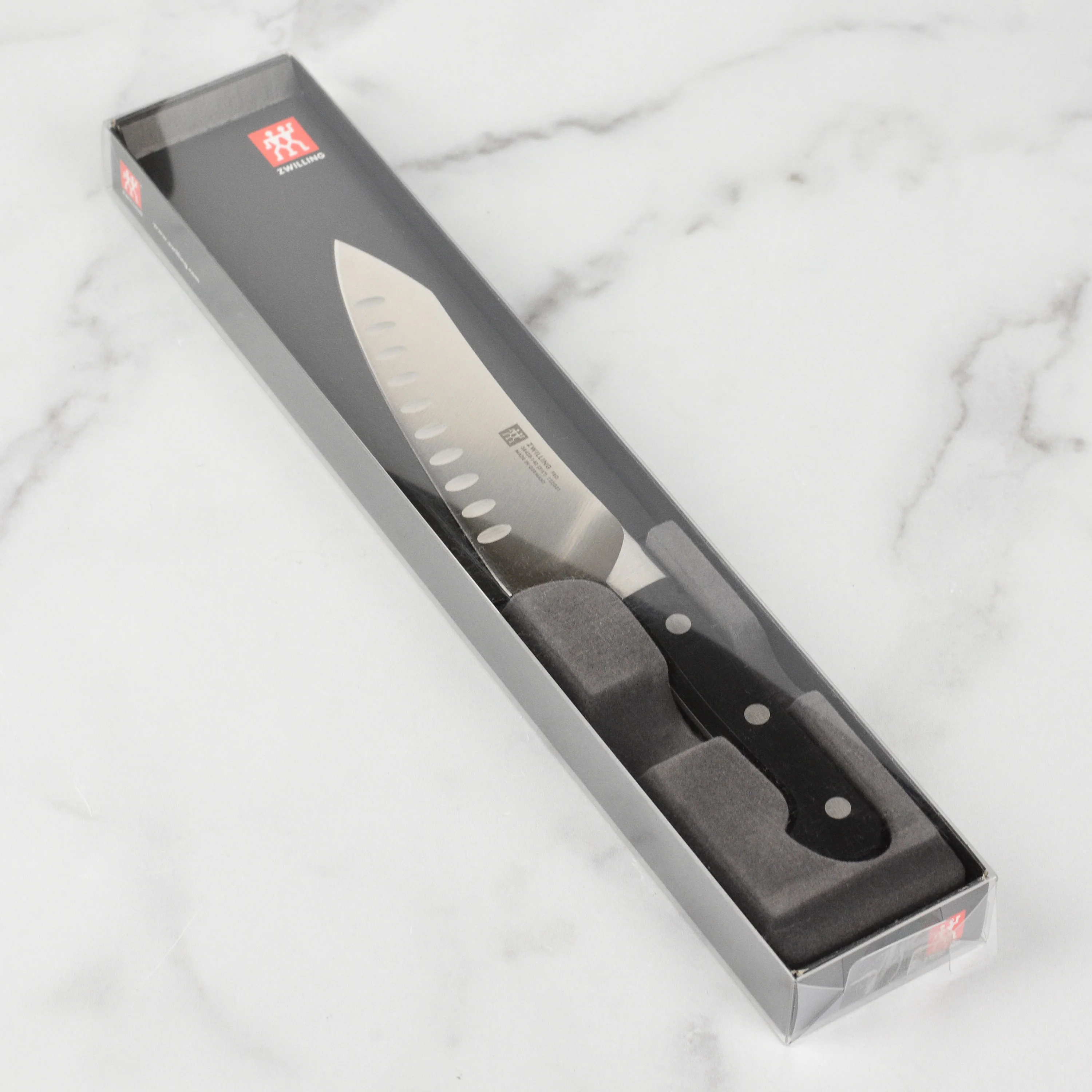 Zwilling Pro 5.5" Hollow Edge Rocking Santoku Knife - Image 6