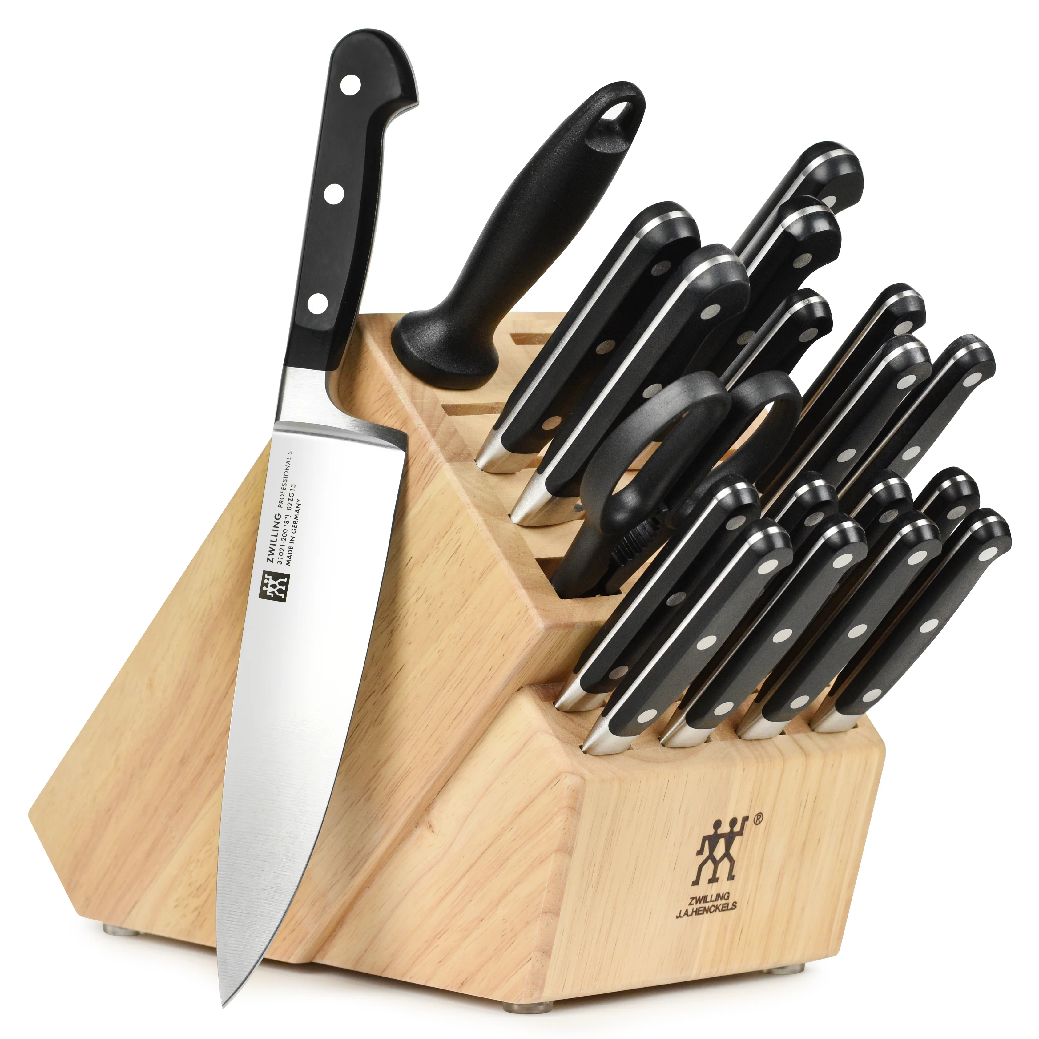 Zwilling Professional S 20 Piece Knife Block Set with Forged Steak Knives - Image 6
