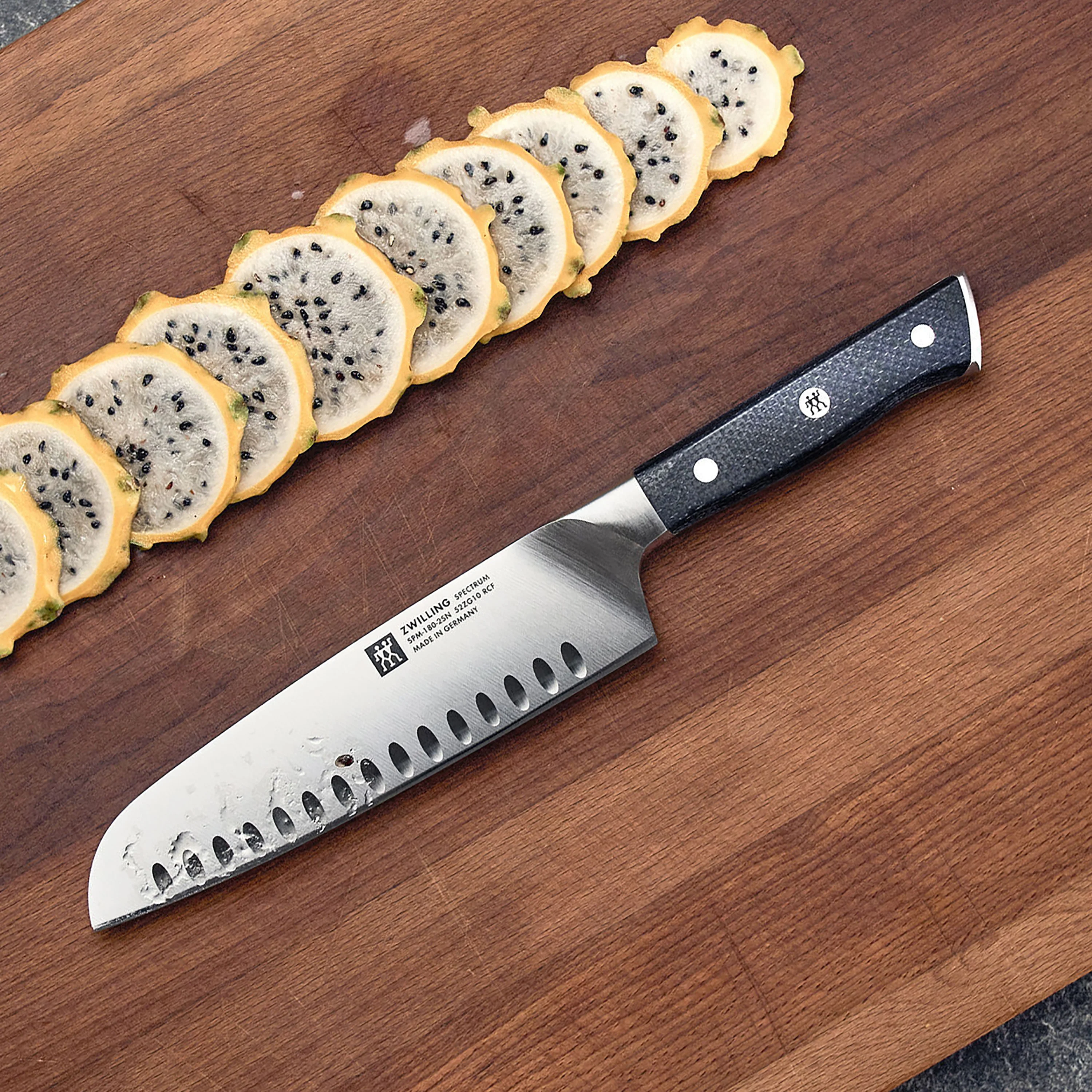 Zwilling Spectrum 7" Hollow Edge Santoku Knife - Image 6