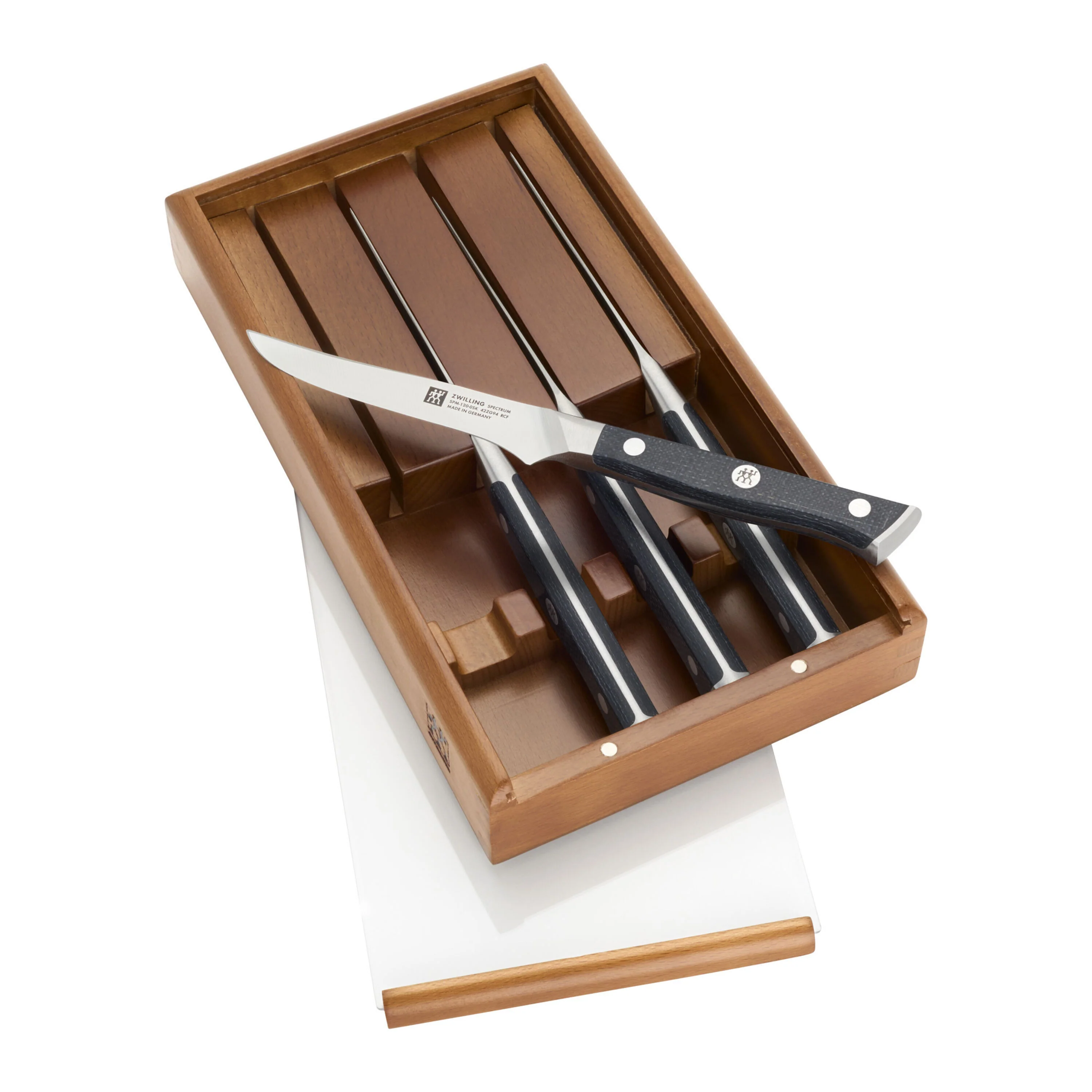 Zwilling Spectrum 4 Piece Steak Knife Set with Wooden Case - Image 11