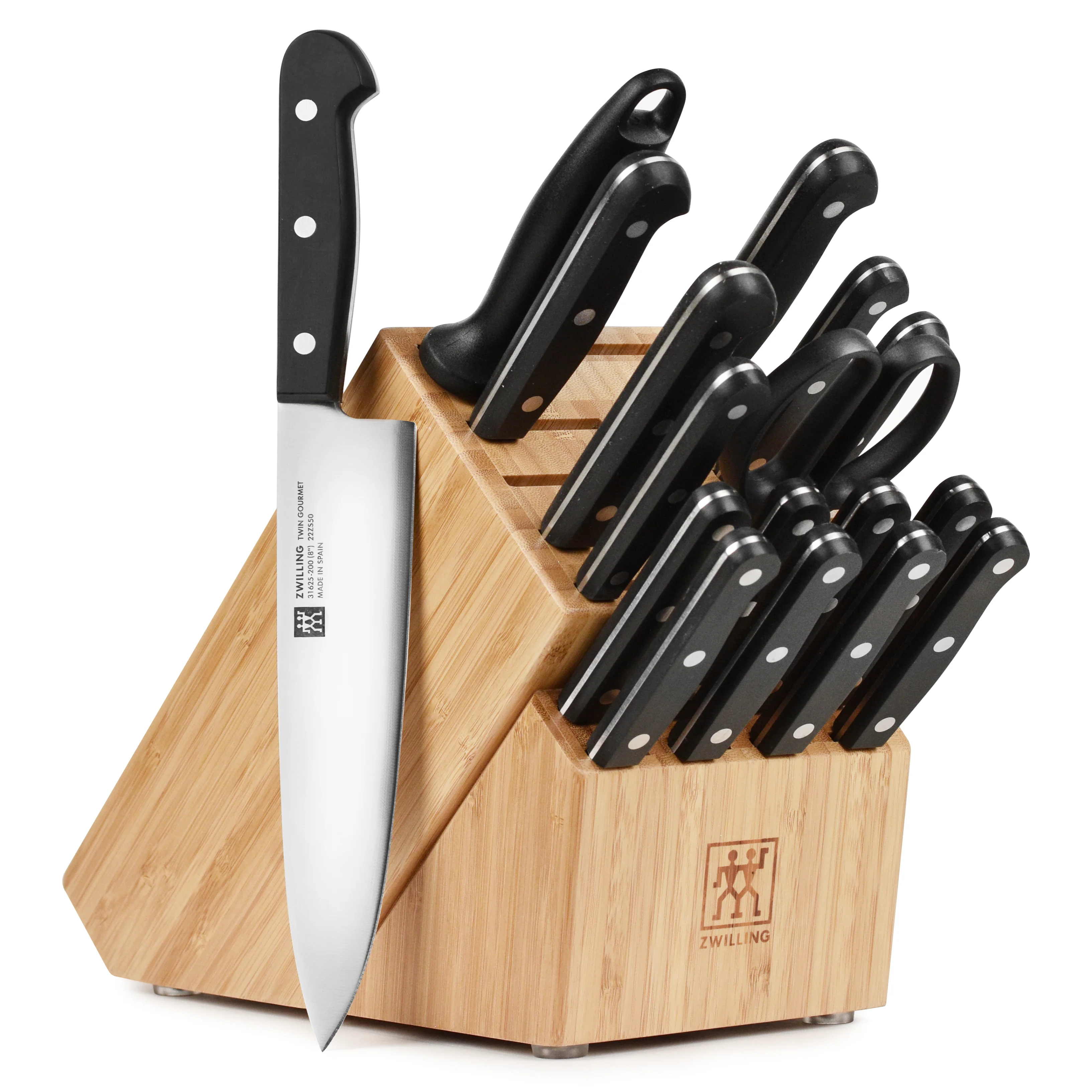 Zwilling Twin Gourmet 18 Piece Knife Block Set - Image 6