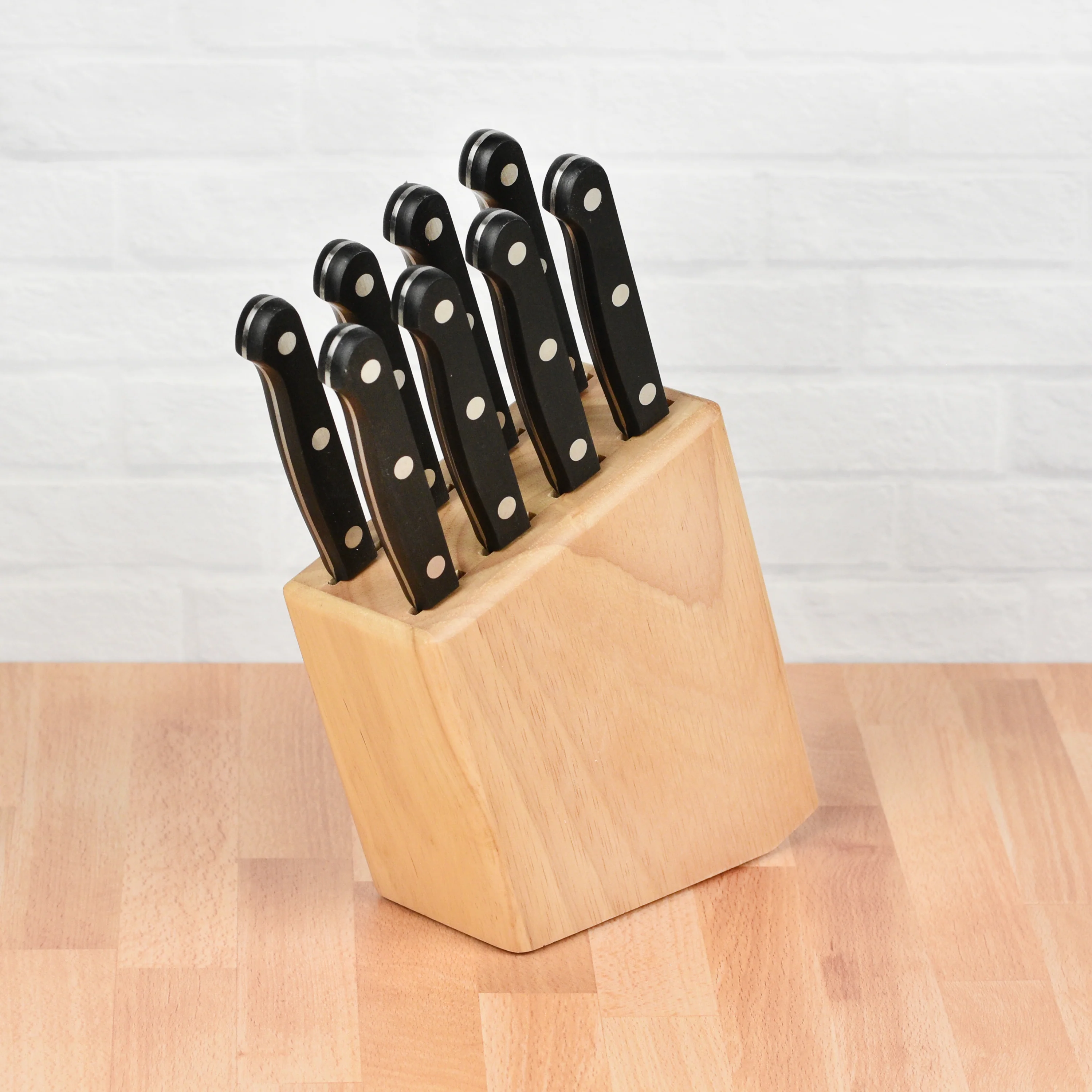 Zwilling Twin Gourmet 8 Piece Steak Knife Set with Block - Image 3