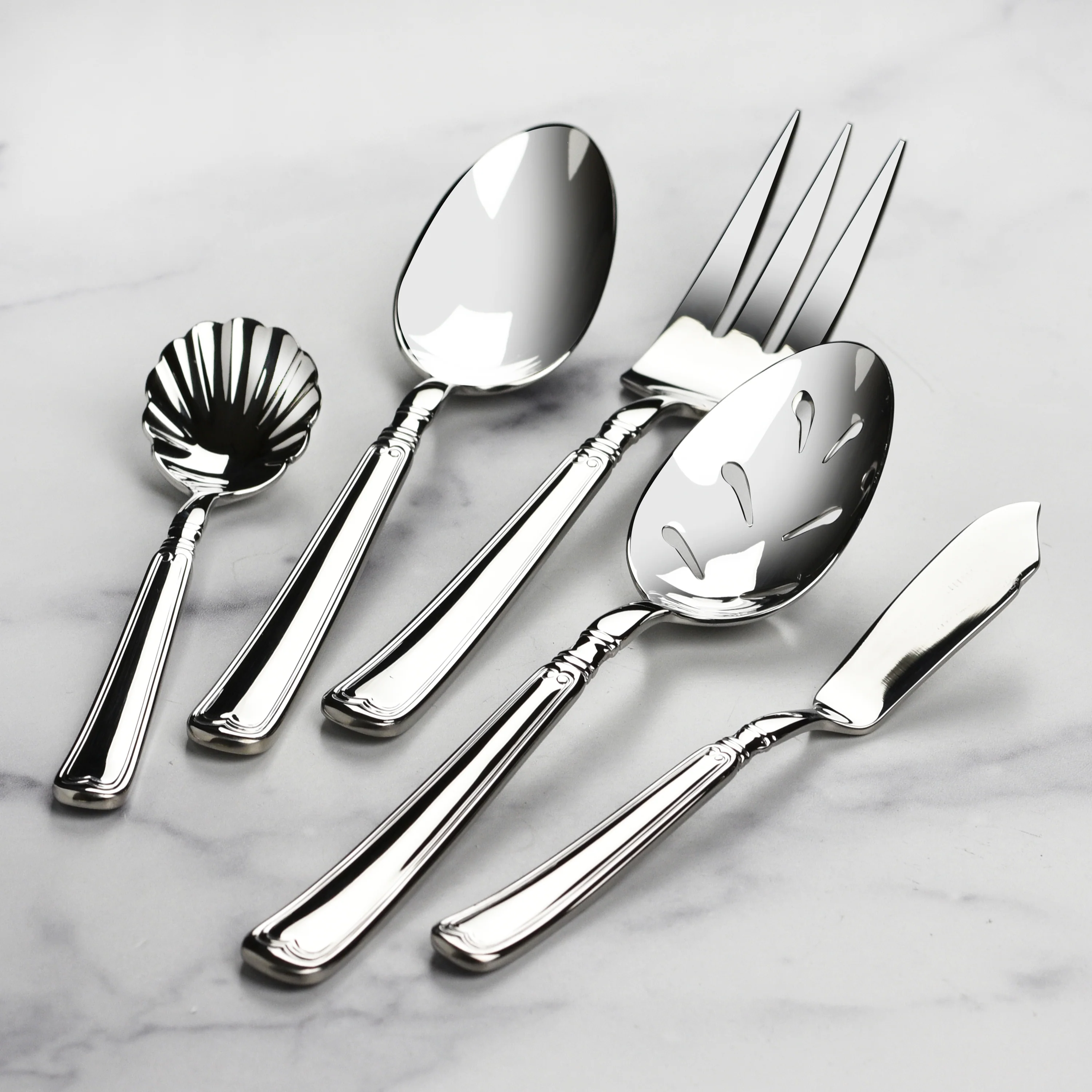 Zwilling Vintage 45 Piece Stainless Steel Flatware Set - Image 3